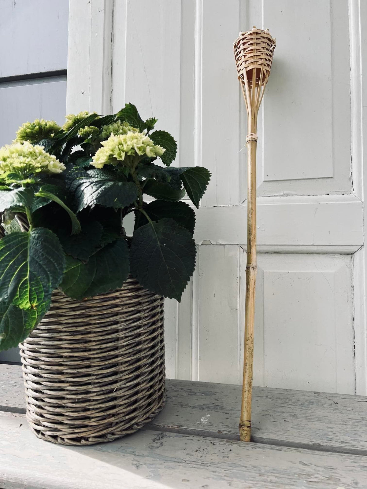 Fakkel med myggelys - Citronella 76cm - Sæt af 2 stk - VIAMAJA.DK