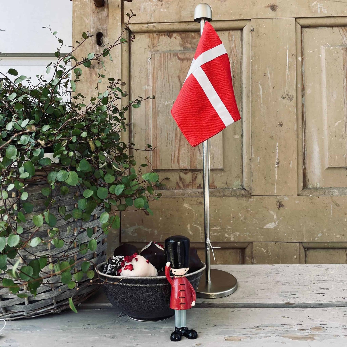 Flagstang på fod - 40cm - VIAMAJA.DK