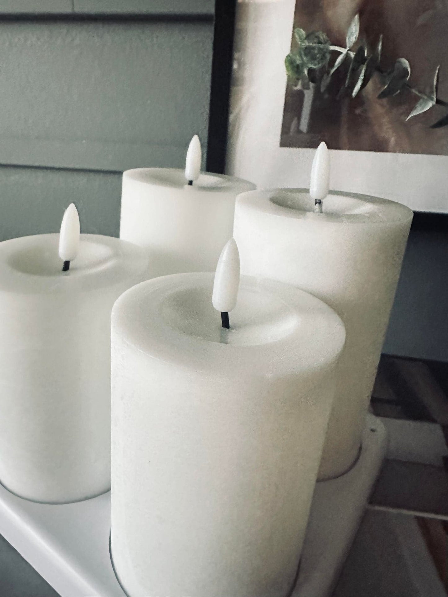 Genopladelig LED-Bloklys 4 stk - VIAMAJA