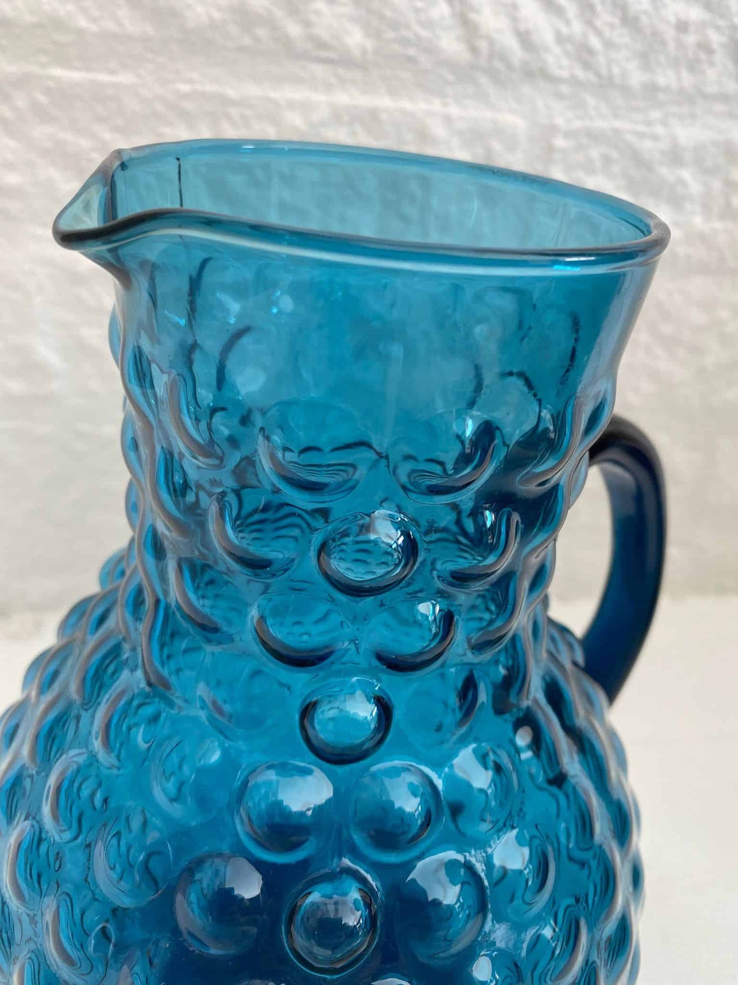 Glaskande med dots - Blå - VIAMAJA.DK