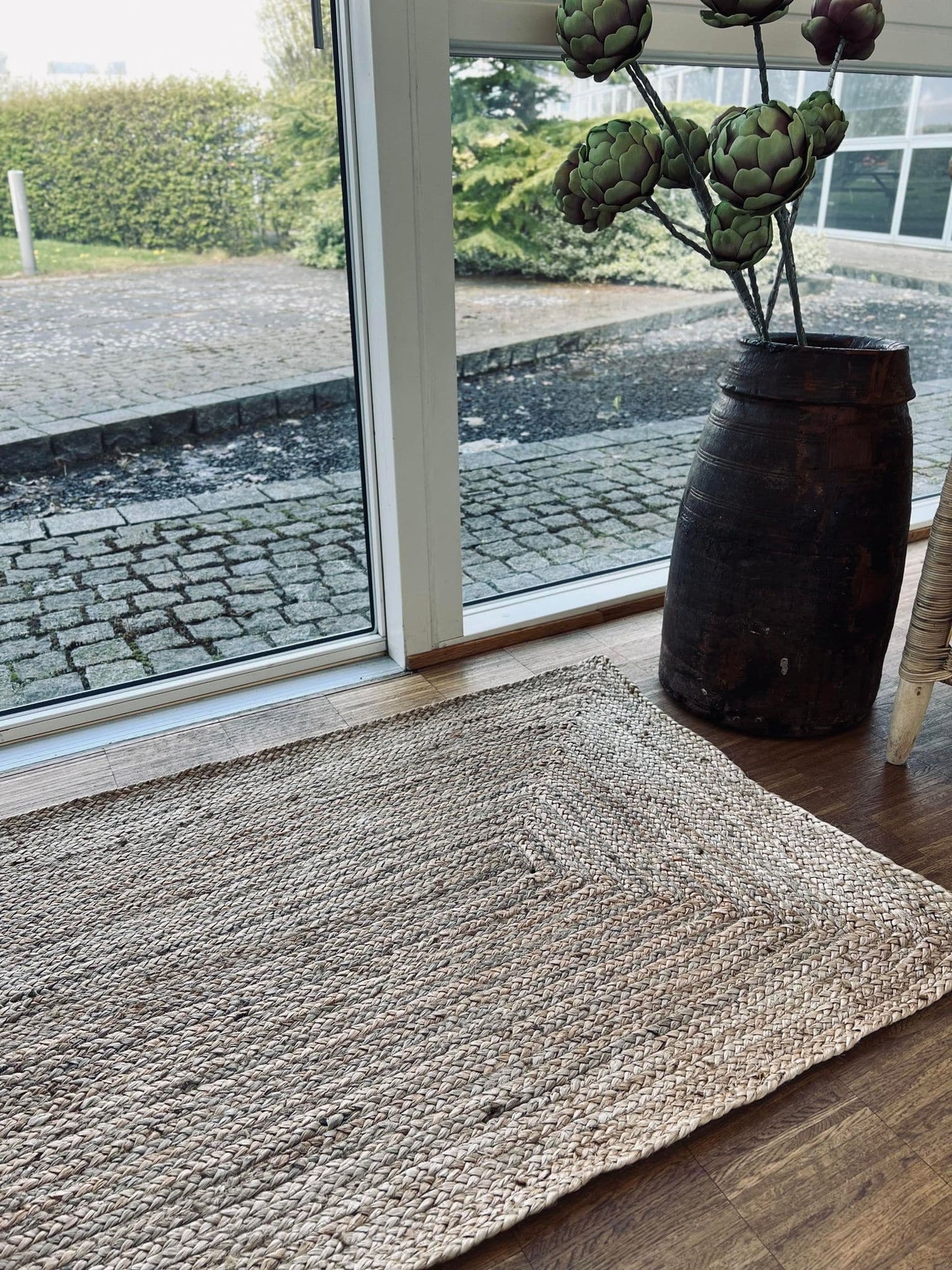 Gulvtæppe jute – 70x200 cm - VIAMAJA.DK