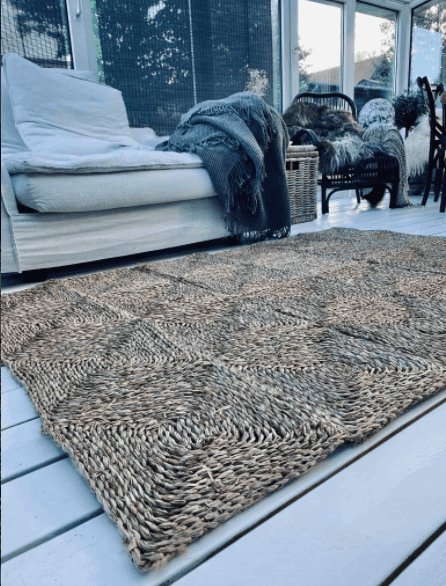 Gulvtæppe søgræs 150x240cm - VIAMAJA.DK