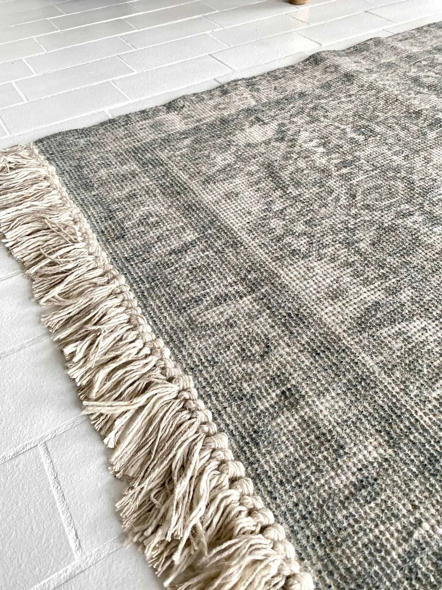 Gulvtæppe Vintage - Grøn 70x200 - VIAMAJA.DK