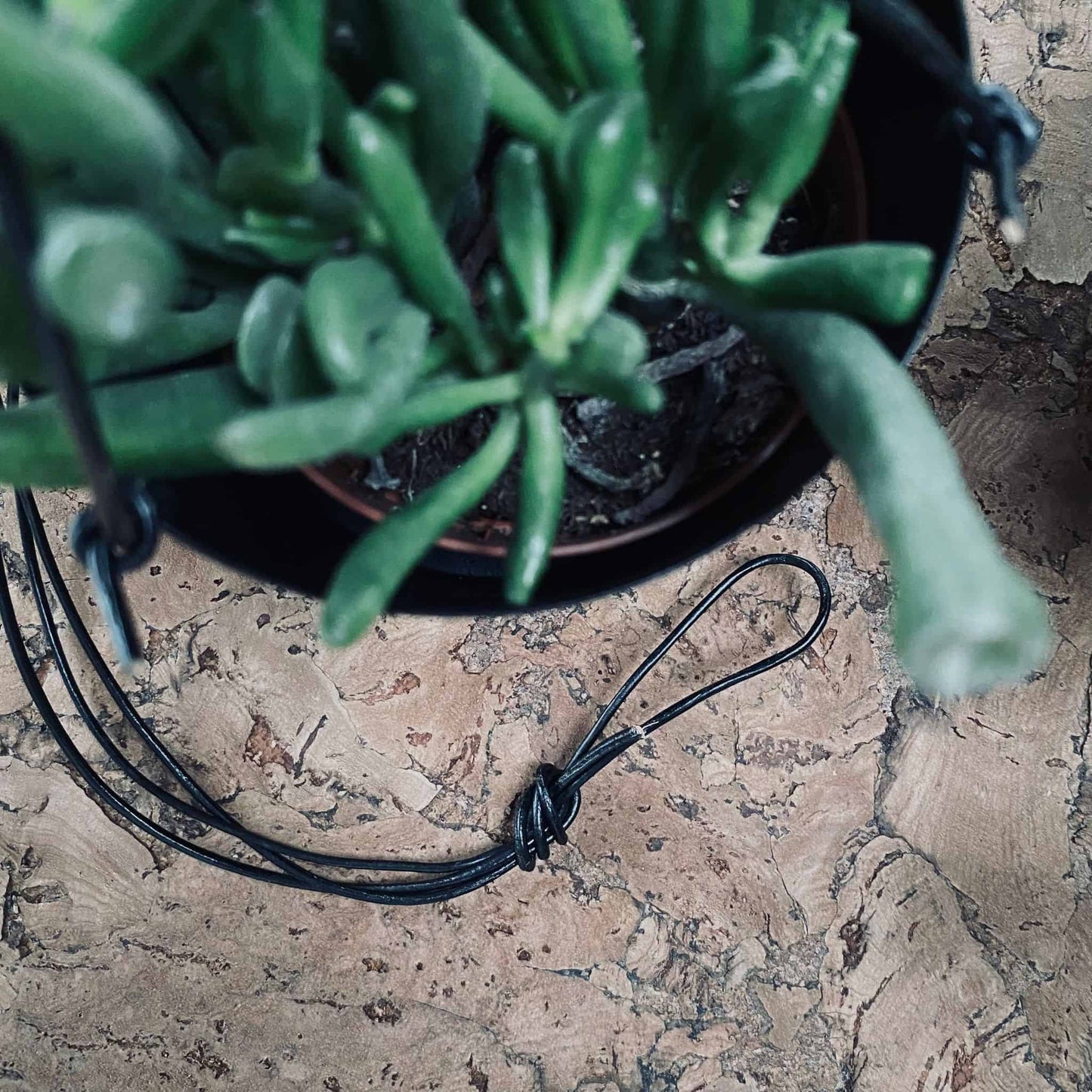 Hængepotte – Sort – Lille - VIAMAJA.DK