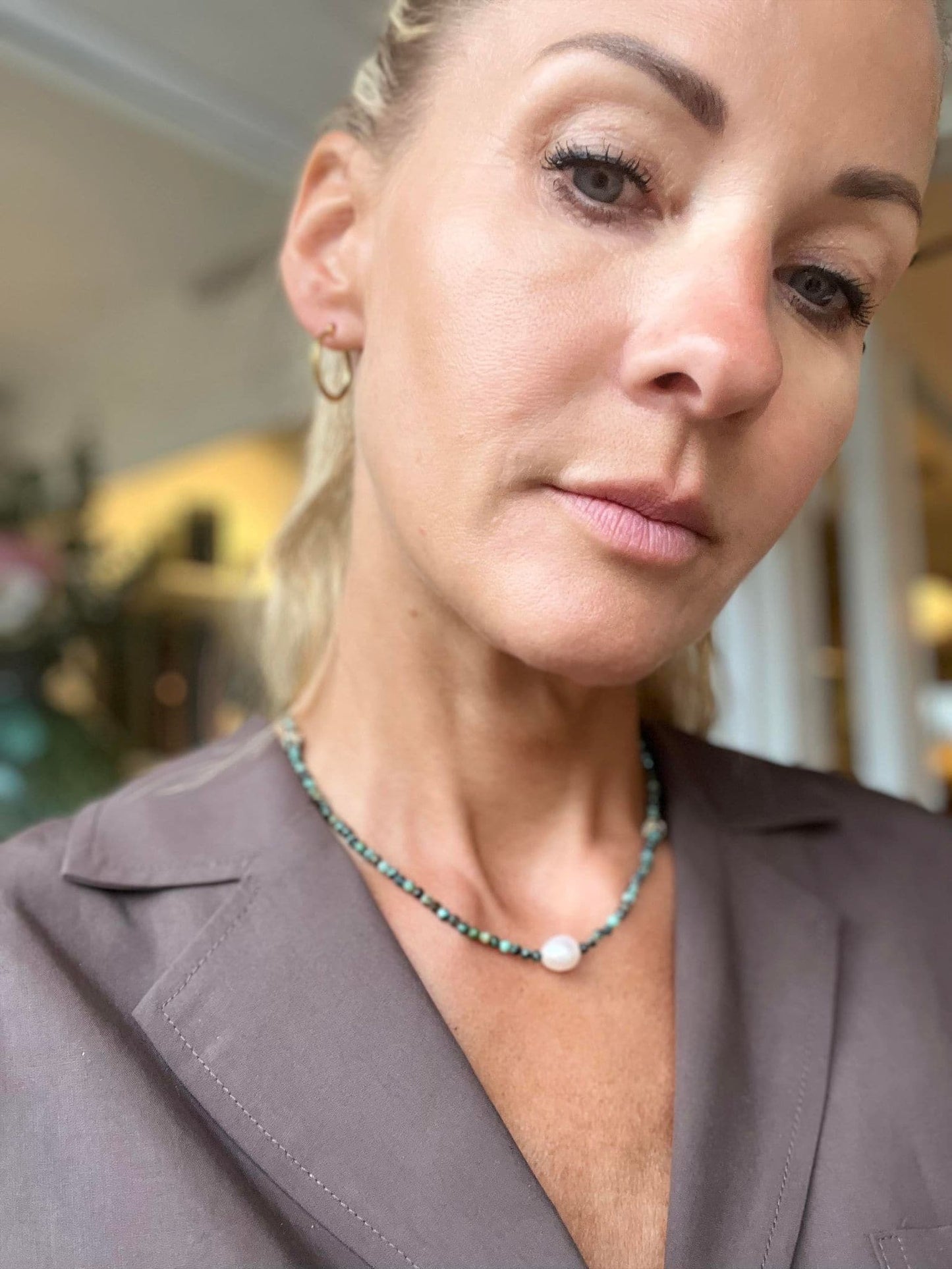 Halskæde Deidre 18K forgyldt - VIAMAJA.DK