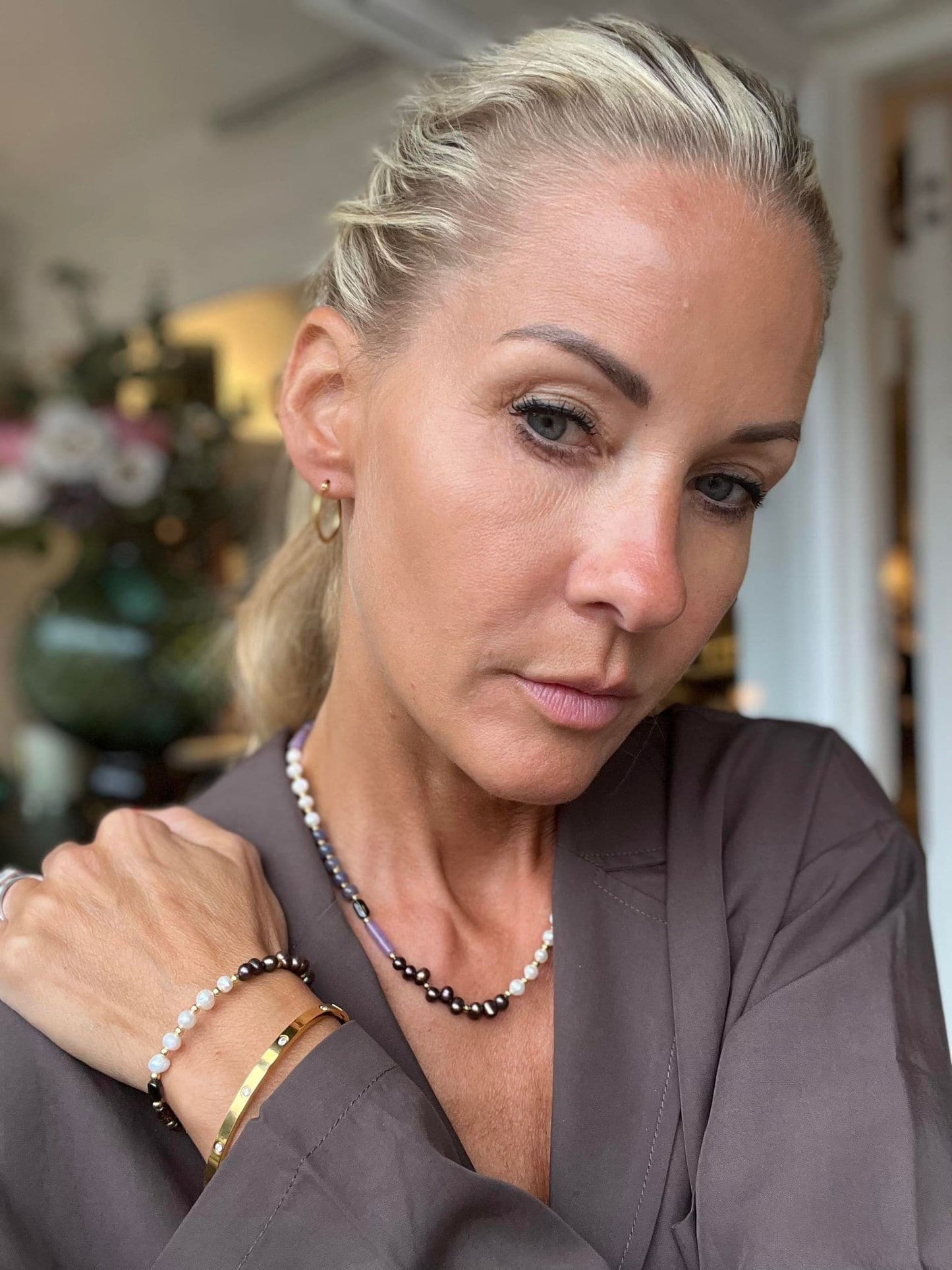 Halskæde Evelyn 18K forgyldt - VIAMAJA.DK