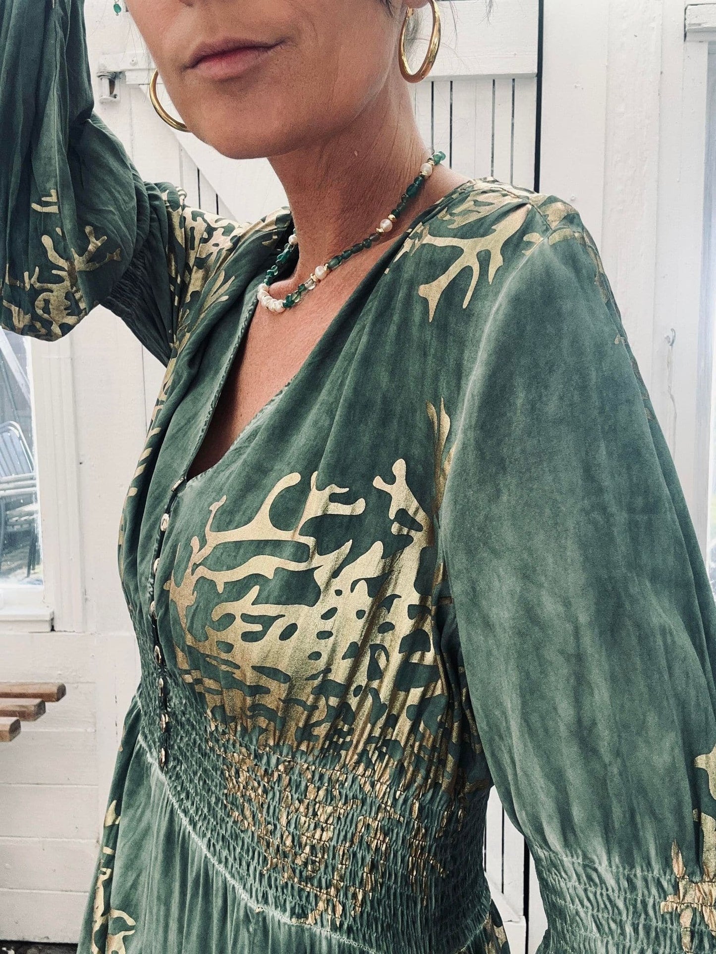 Halskæde Lianne m. Ferskvandsperler - VIAMAJA.DK