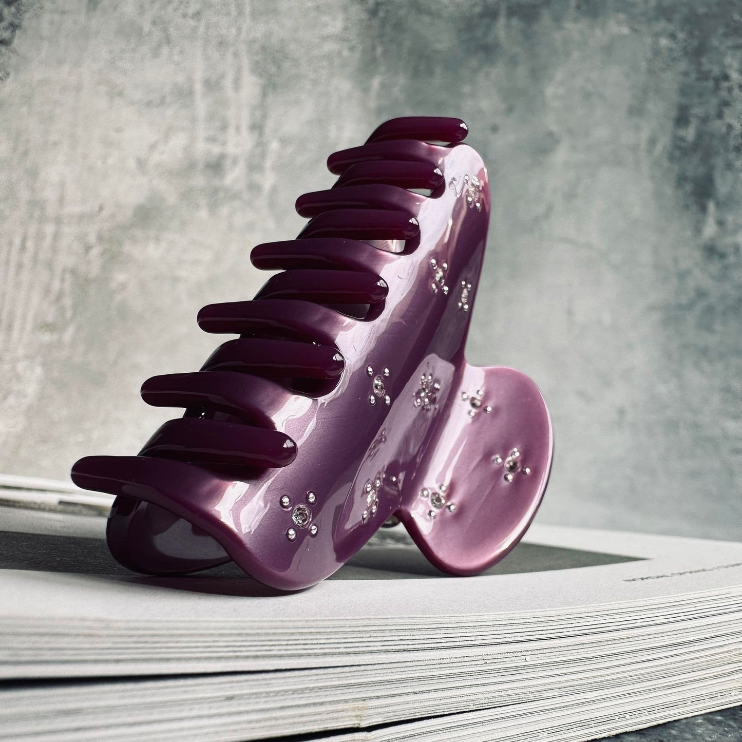 Hårklemme Deluxe Cambrige Purple - VIAMAJA.DK