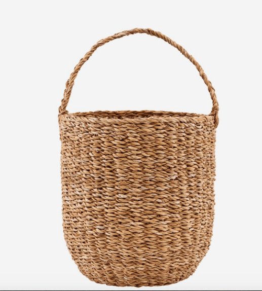 Høj Naturkurv med hank - VIAMAJA.DK