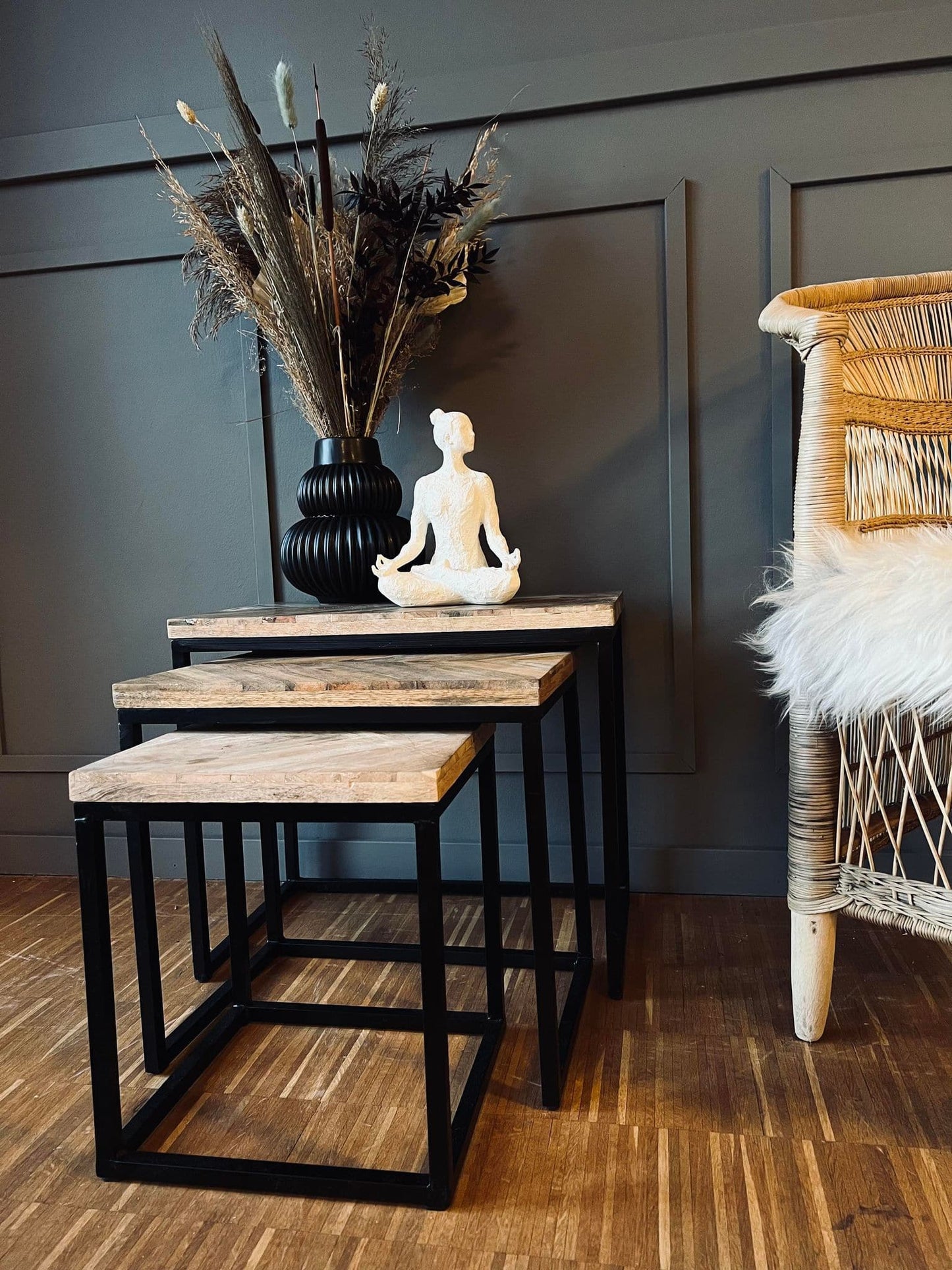 Indskudsborde - Sæt af 3 stk - VIAMAJA.DK