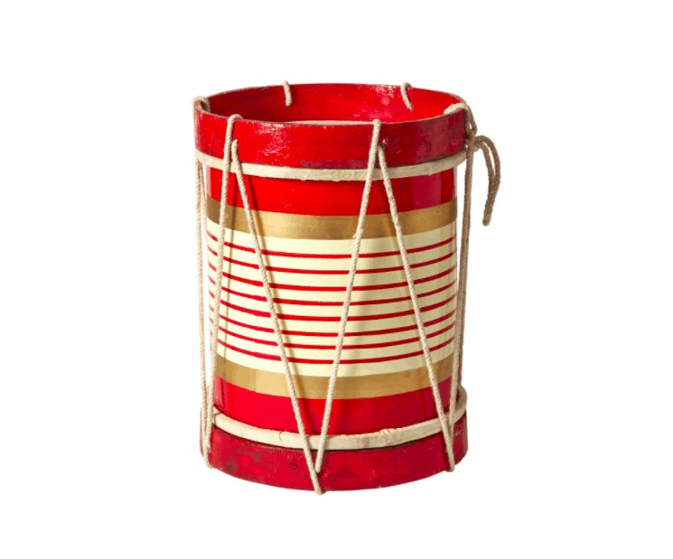 Kæmpe Tromme m/mønster 30x40cm - TILBUD - VIAMAJA.DK