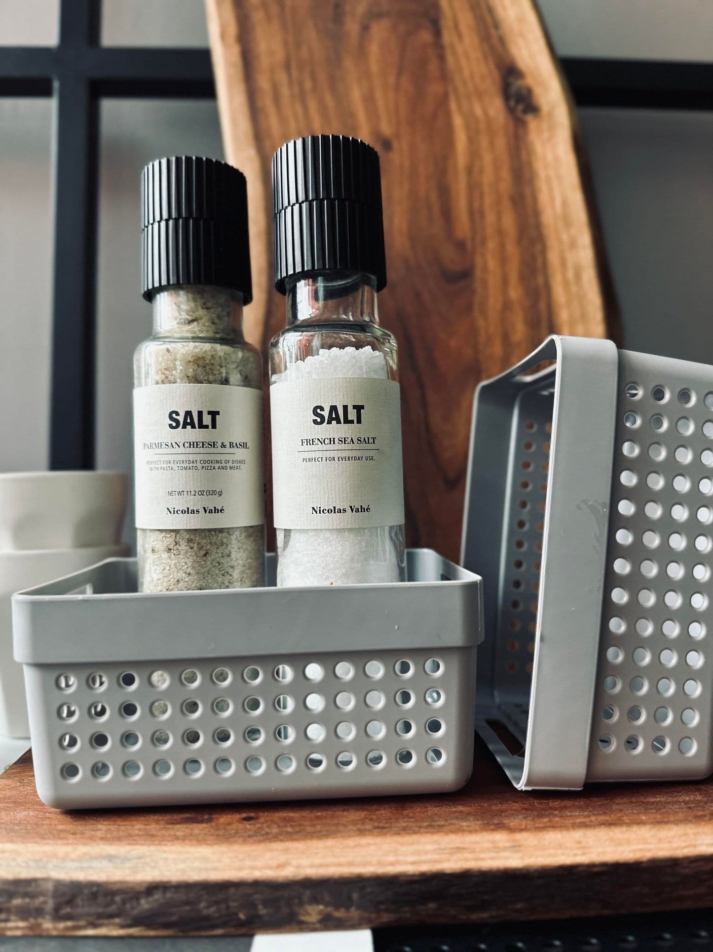 Kasse til opbevaring – Sæt af 2 stk Grå - VIAMAJA.DK