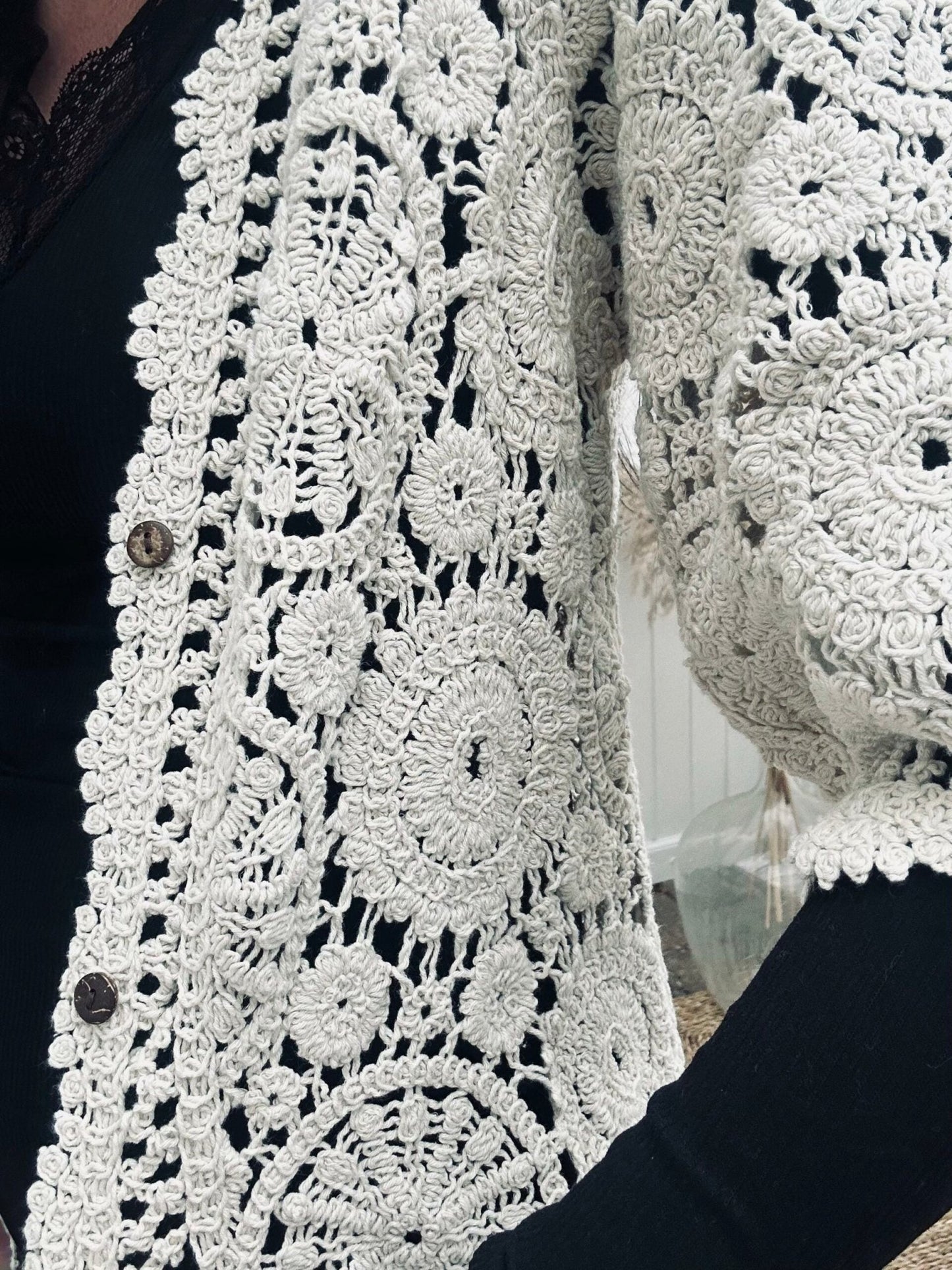 Kimono Boheme strik - VIAMAJA.DK