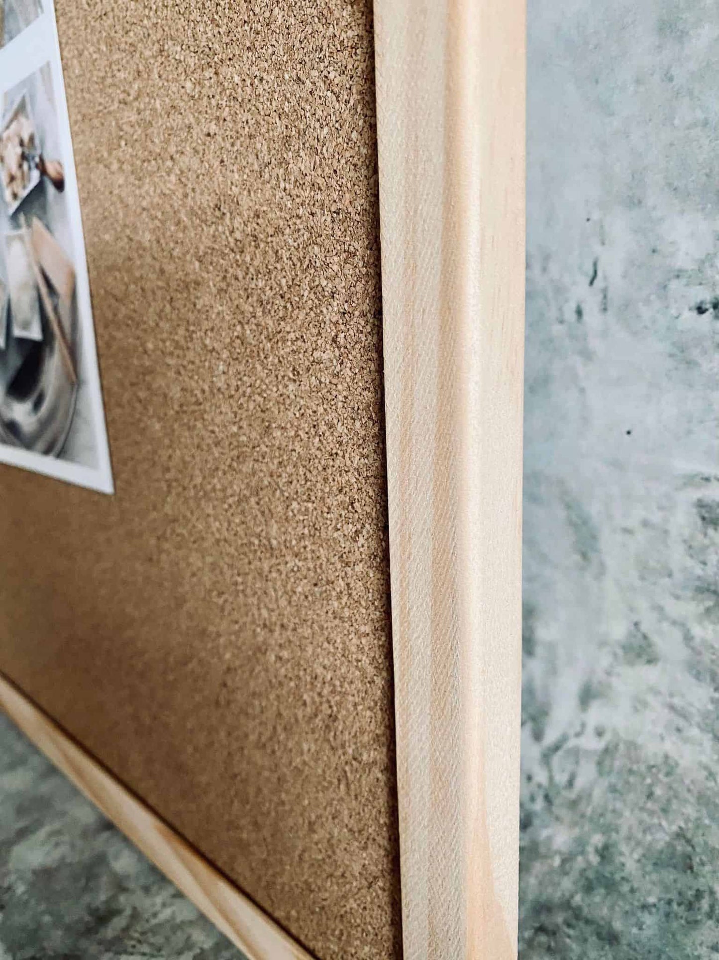 kork opslagstavle med natur ramme – 30x40 - VIAMAJA.DK