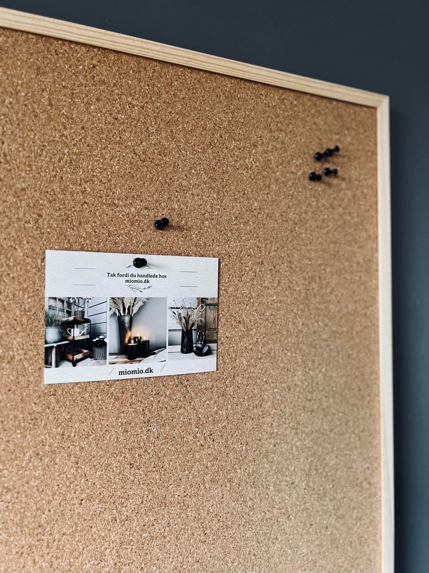 Kork opslagstavle med natur ramme – 60×100cm - VIAMAJA.DK