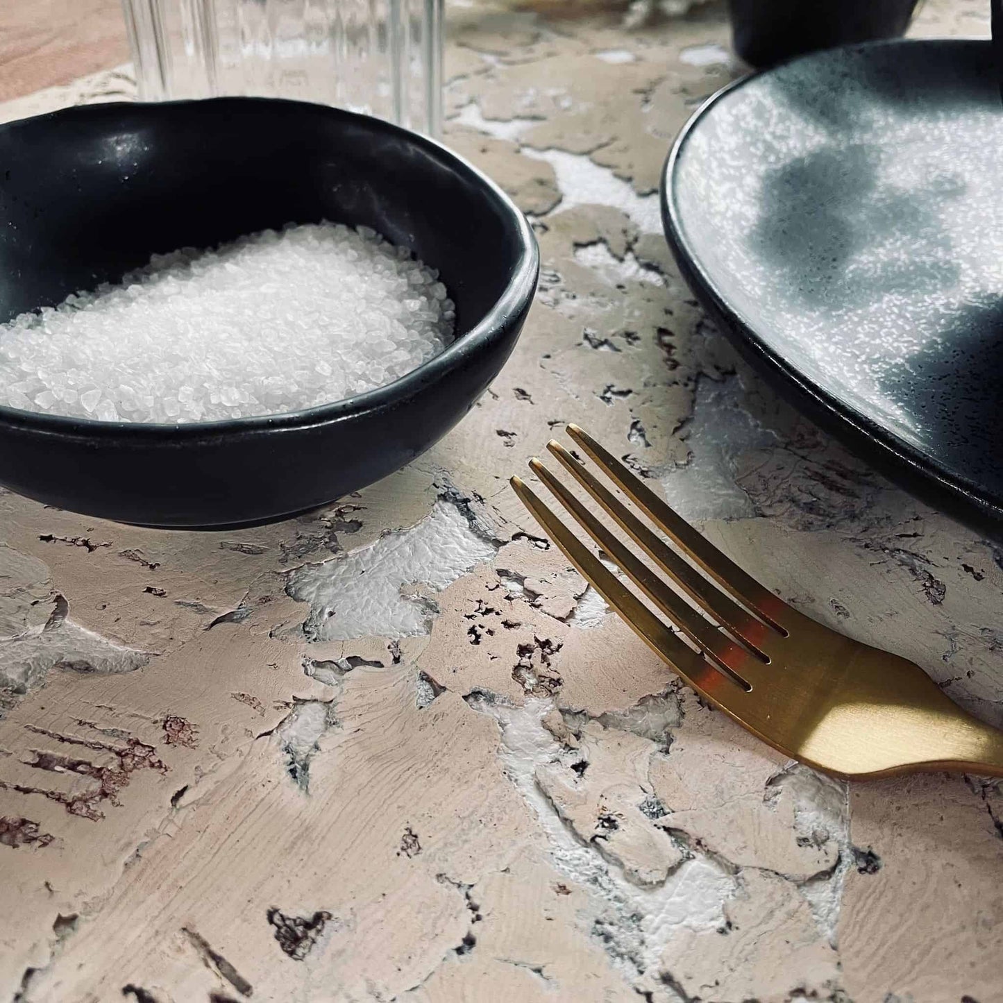 Kork underlag / dækkeserviet –Stor Nordic white - VIAMAJA.DK