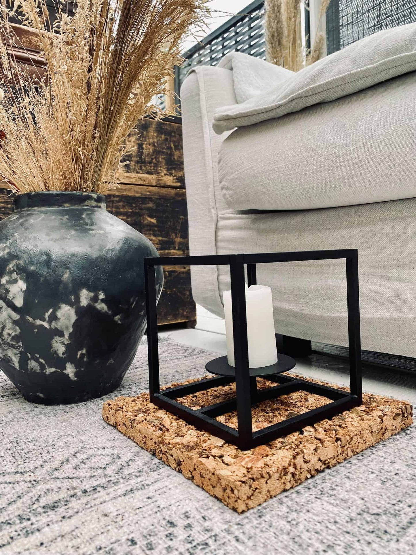 Korkplade 22x22 - Rustik 2cm - VIAMAJA.DK