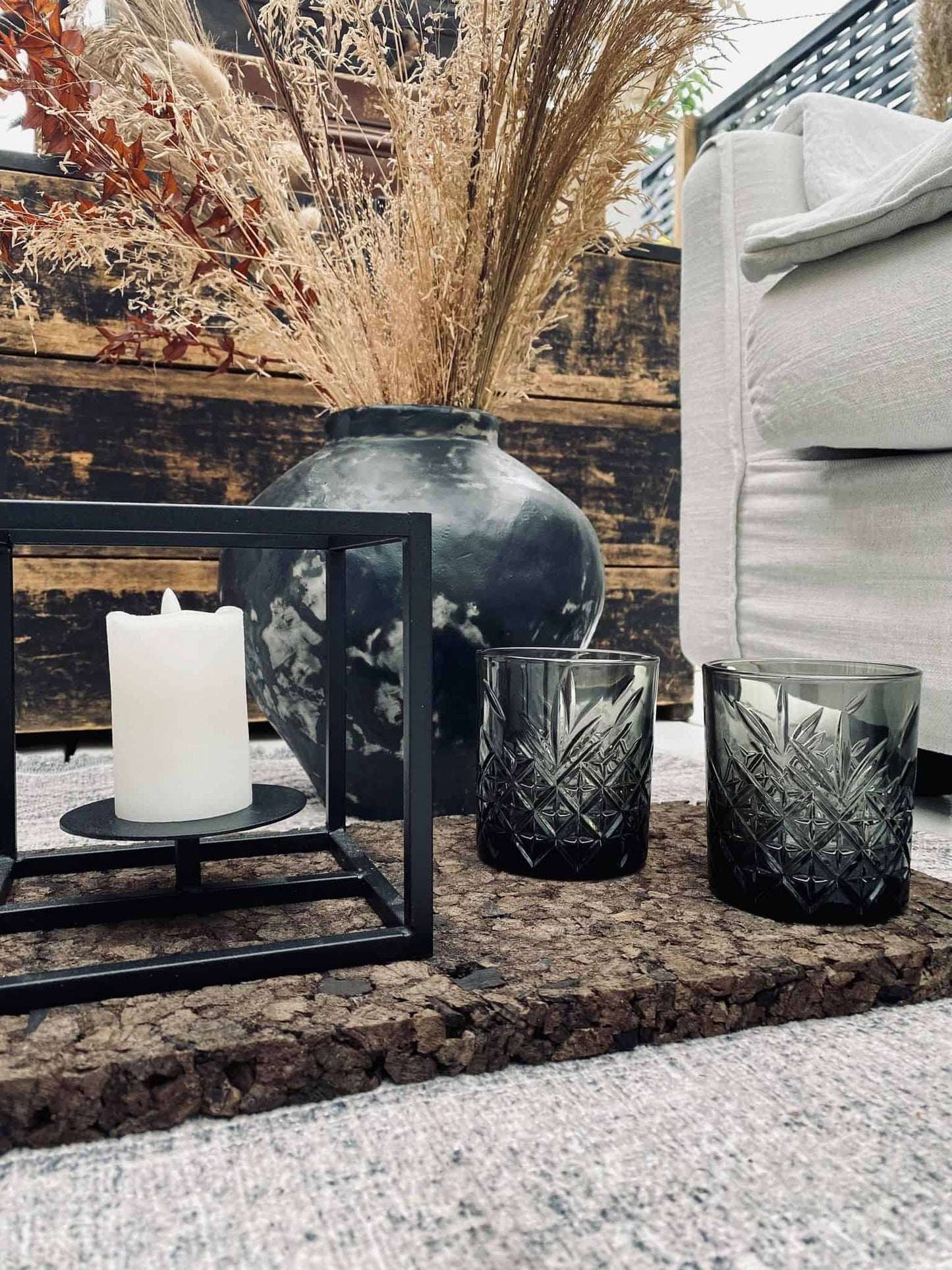 Korkplade 23x48cm - Brændt Tapas 2cm - VIAMAJA.DK