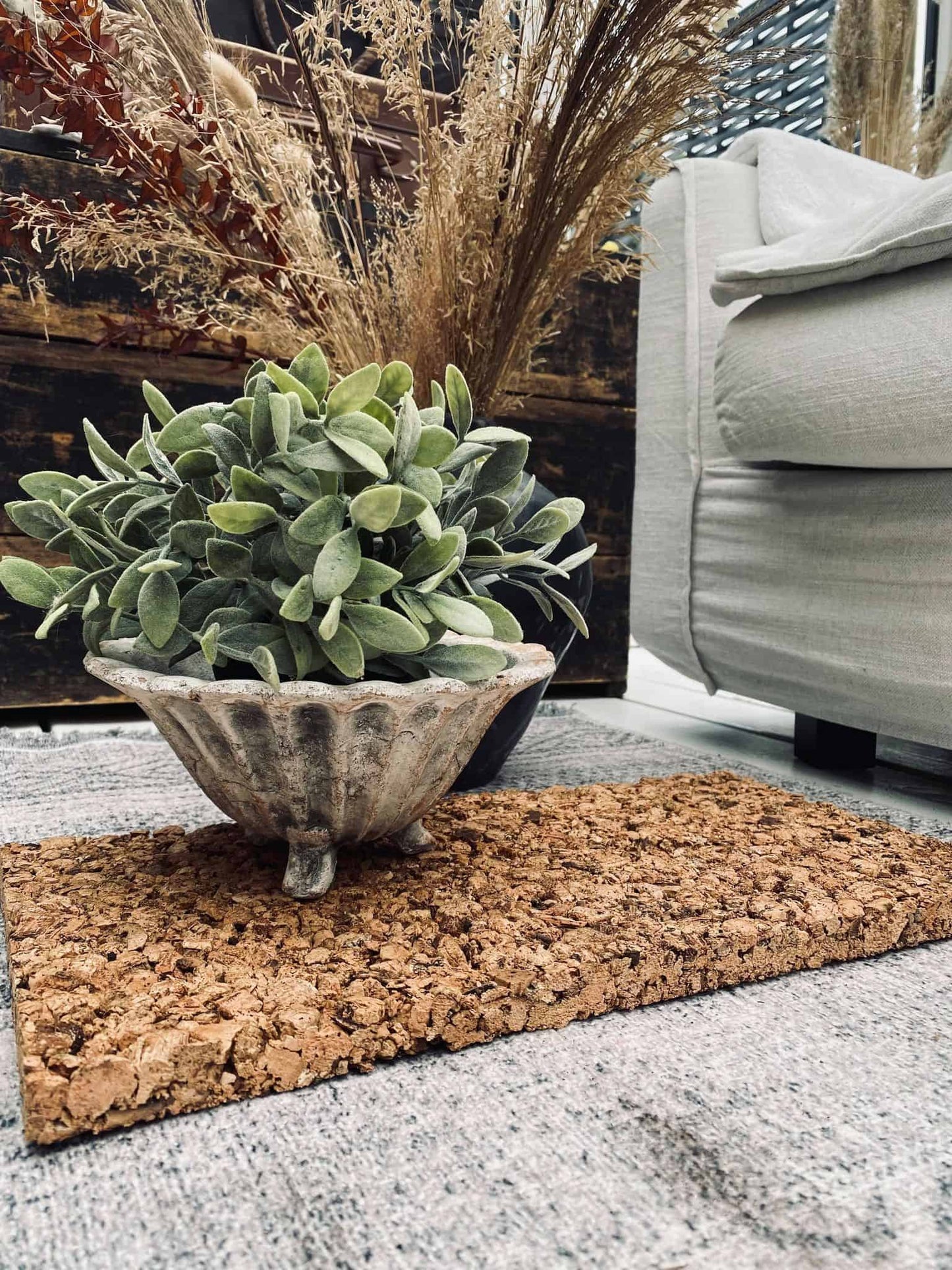 Korkplade 23x48cm - Rustik Tapas 2 cm - VIAMAJA.DK