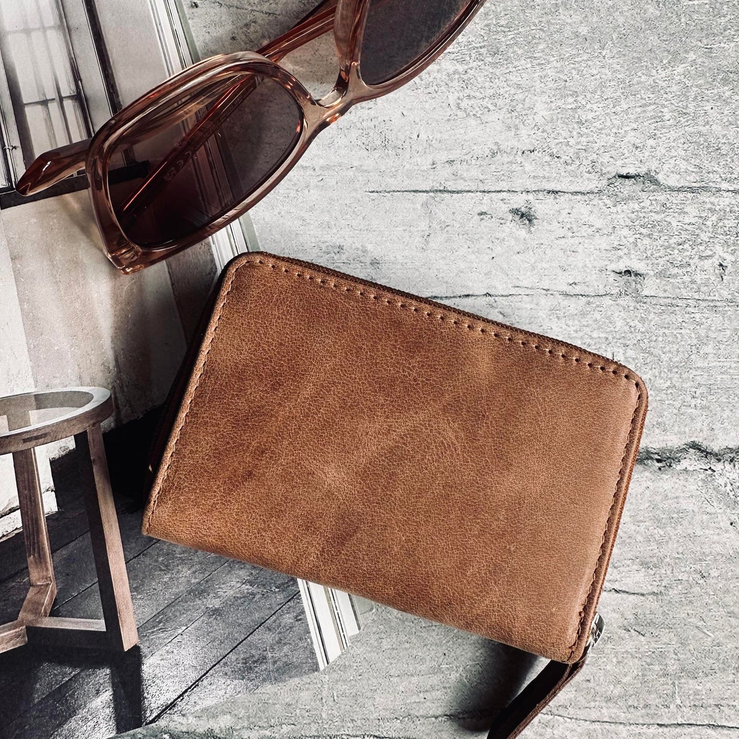 Kreditkortholder - Vintage Cognac - VIAMAJA.DK