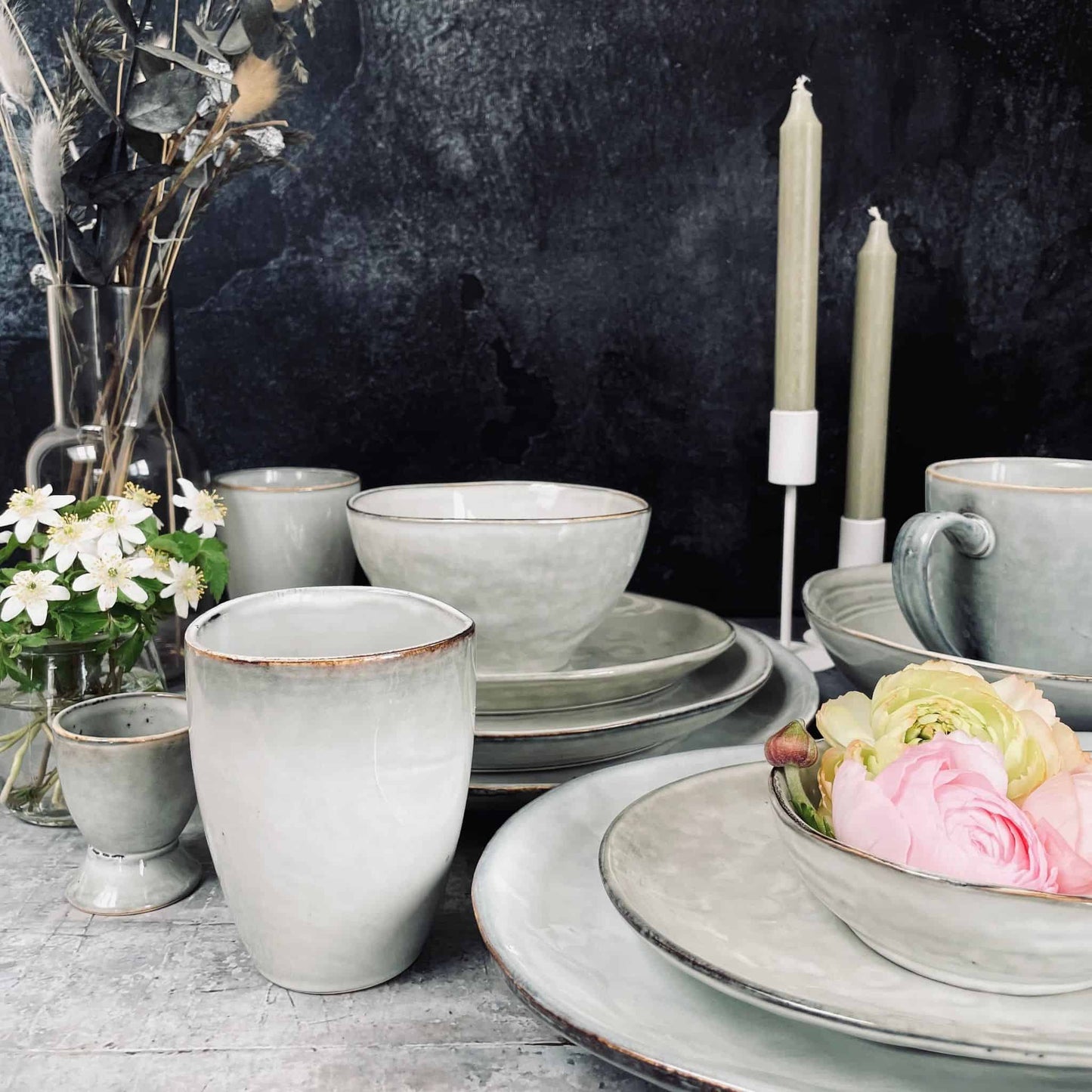 Krus uden hank i stentøj – Stone - VIAMAJA.DK