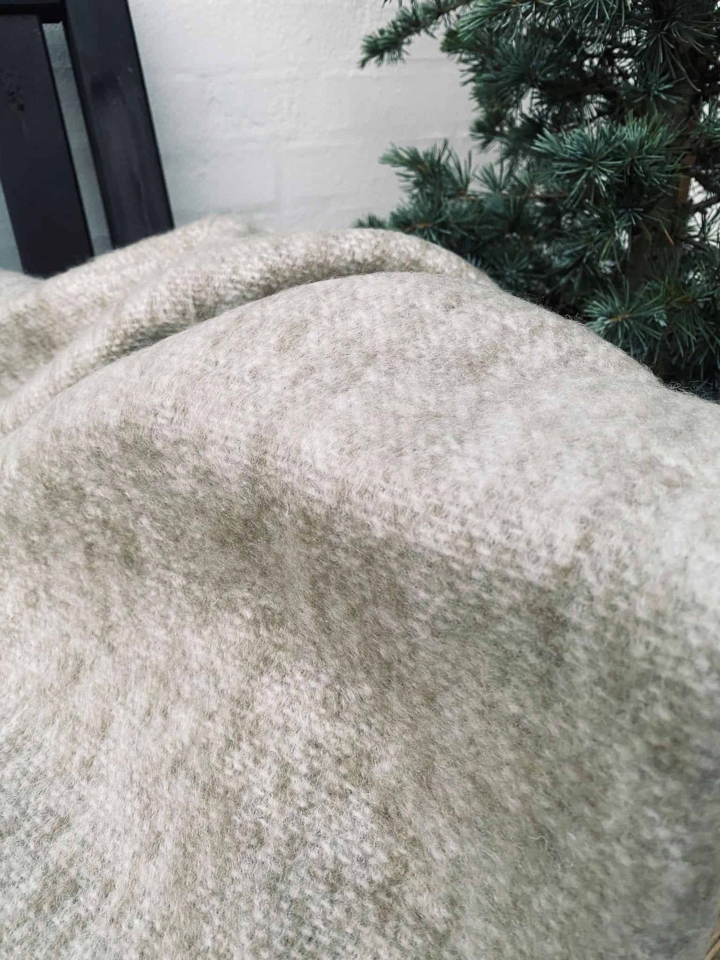 Lækker varm plaid – Mocca / Sand - VIAMAJA.DK