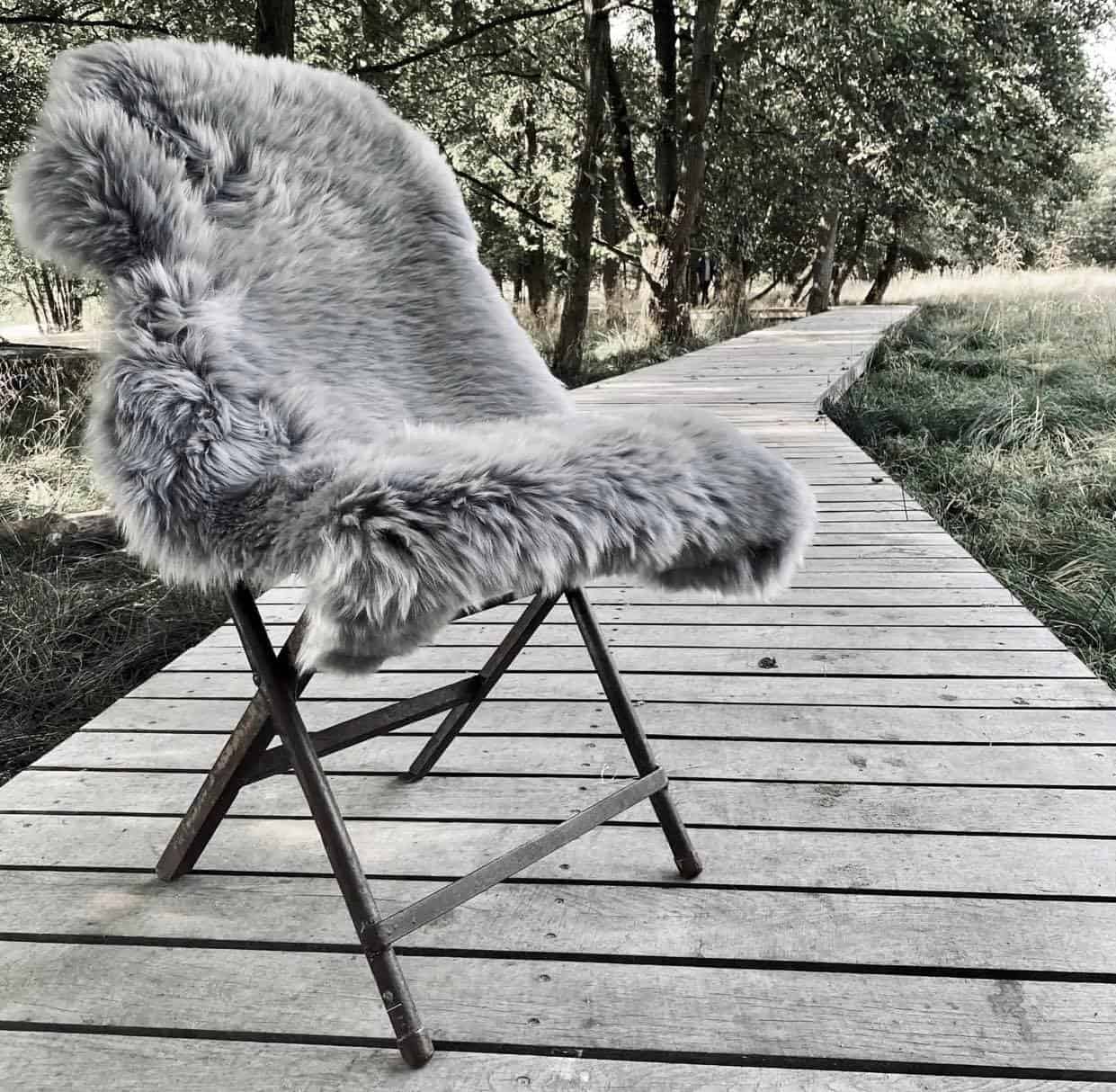 Lammeskind i lækker - grå - VIAMAJA.DK