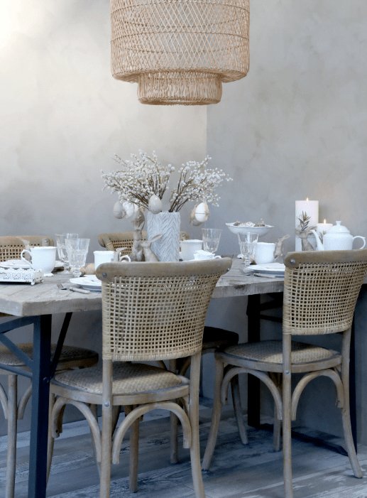 Lampe i rattan - BIG SIZE - VIAMAJA.DK