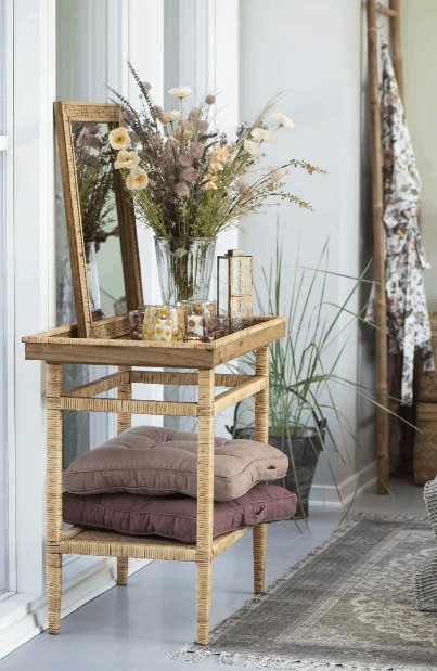 Lanterne t/fyrfadslys udstanset front - Stor - VIAMAJA.DK