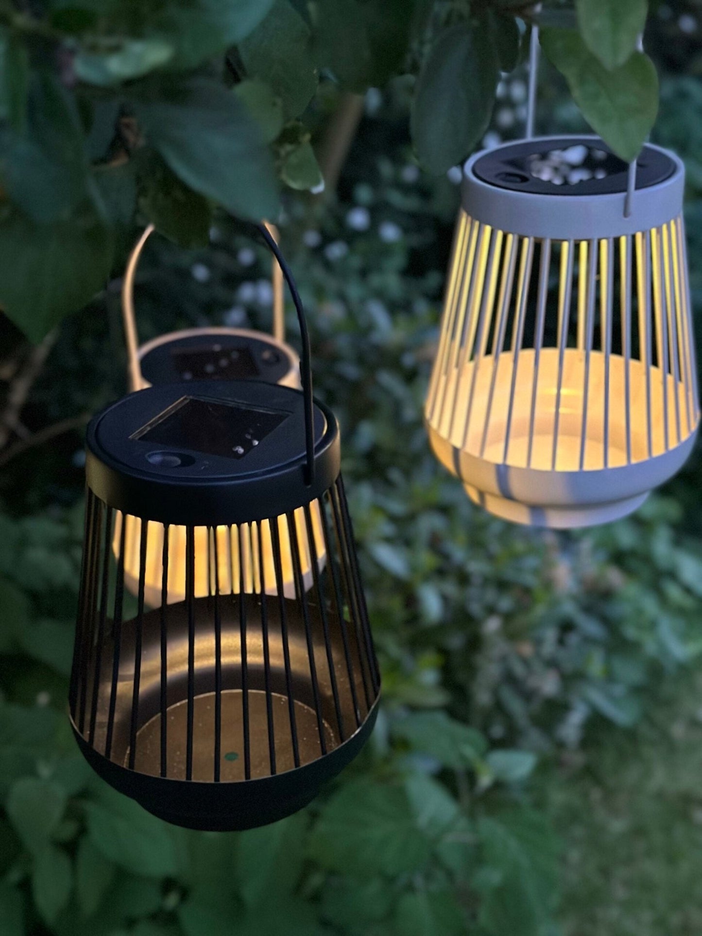 Lanterne ZANDA med solceller – Creme - VIAMAJA.DK