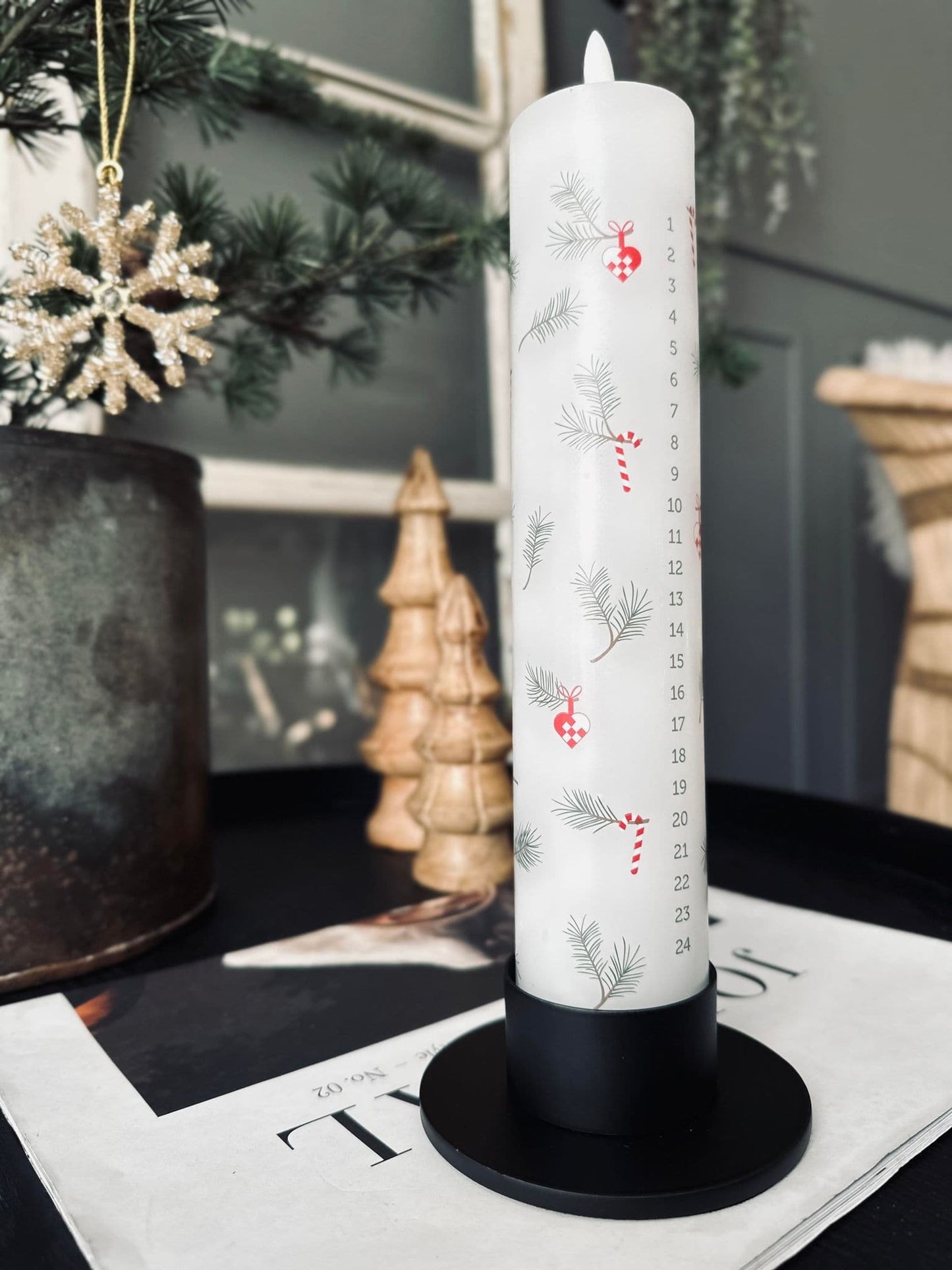 LED kalenderlys med fjernbetjening - VIAMAJA.DK