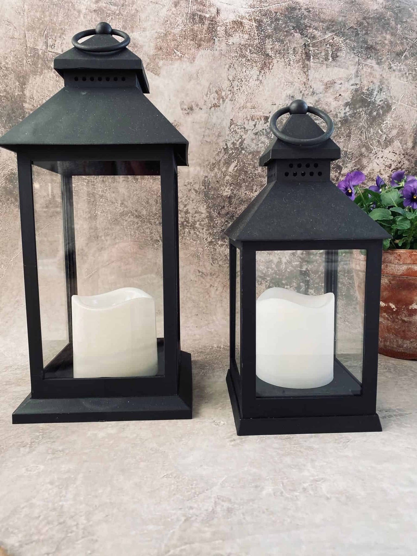 LED lanterne med timer funktion - VIAMAJA.DK