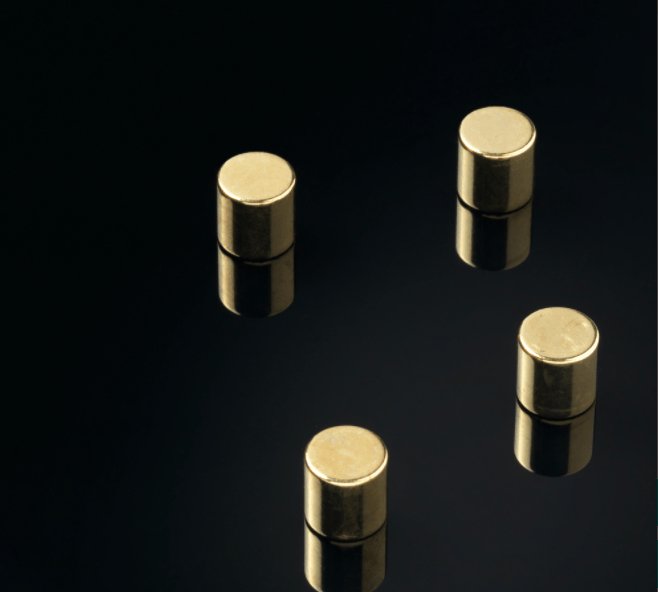 Luksus Magneter i Guld - SUPER STÆRK - VIAMAJA.DK