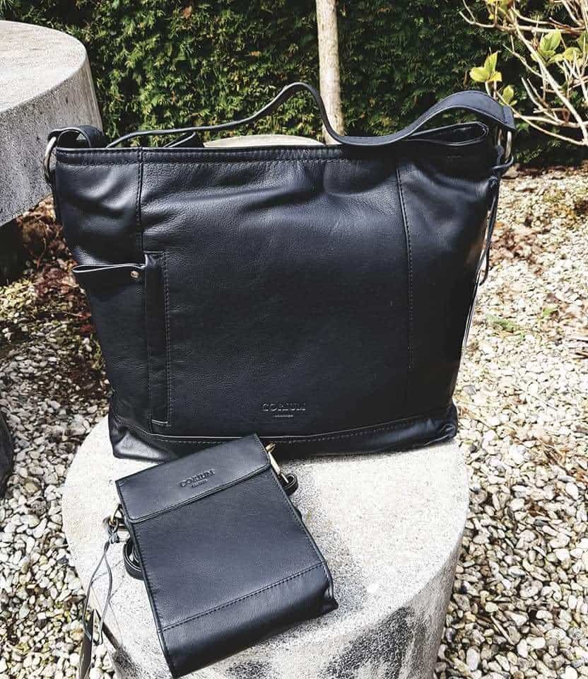 Luksus Skindtaske med lang og kort rem - VIAMAJA.DK