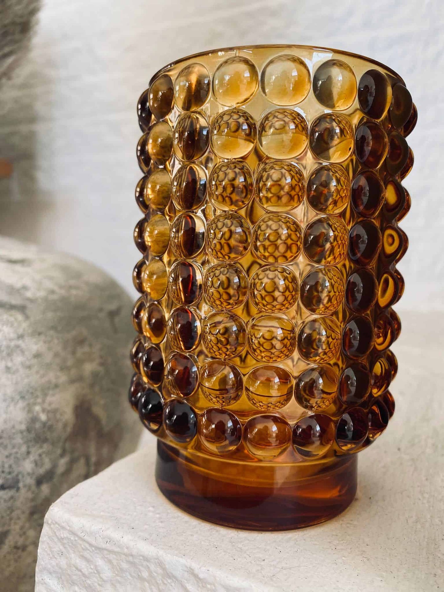 Lysestage Amber dots - XL størrelse - VIAMAJA.DK