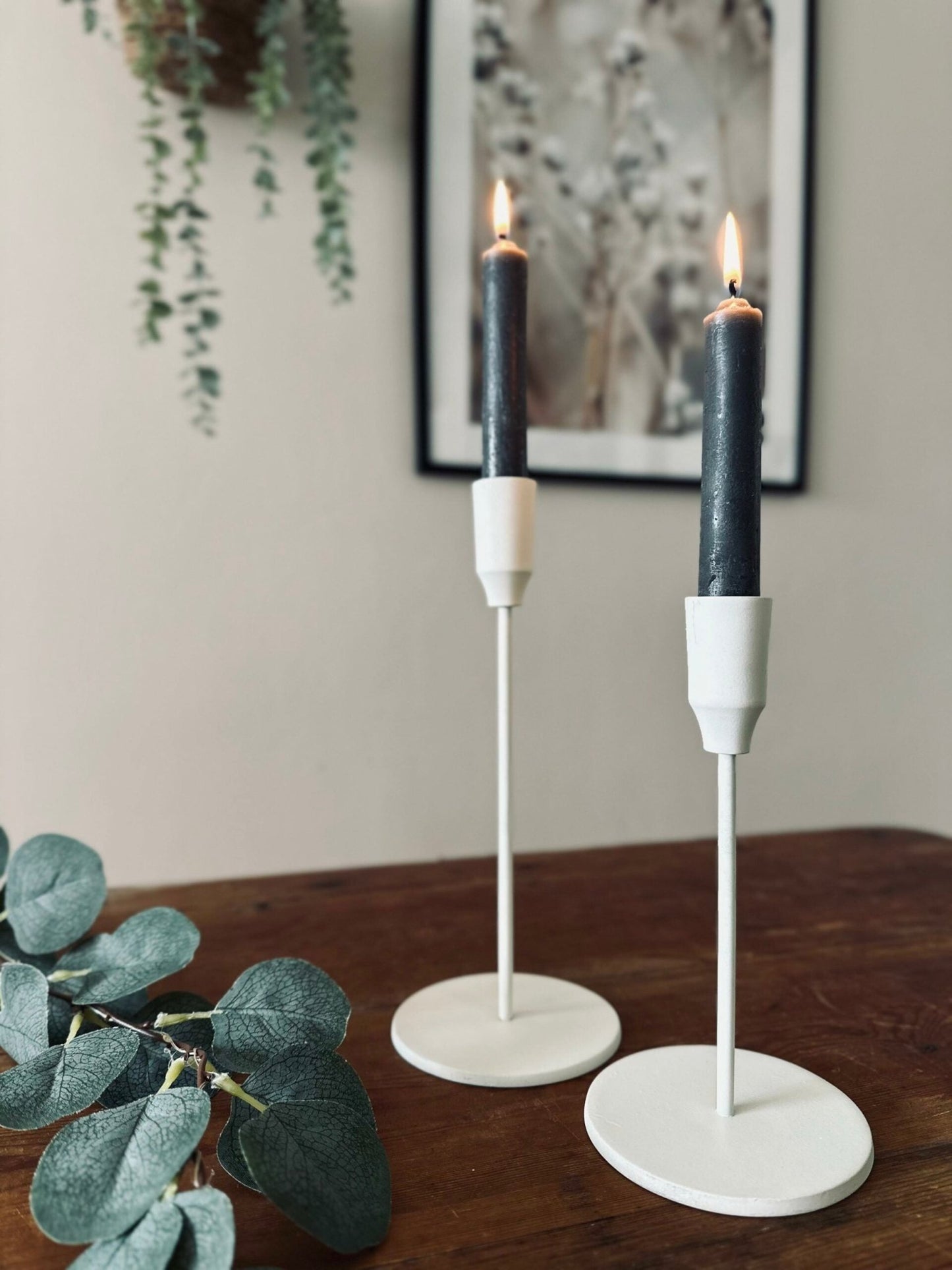 Lysestage - Beige 24cm - VIAMAJA.DK