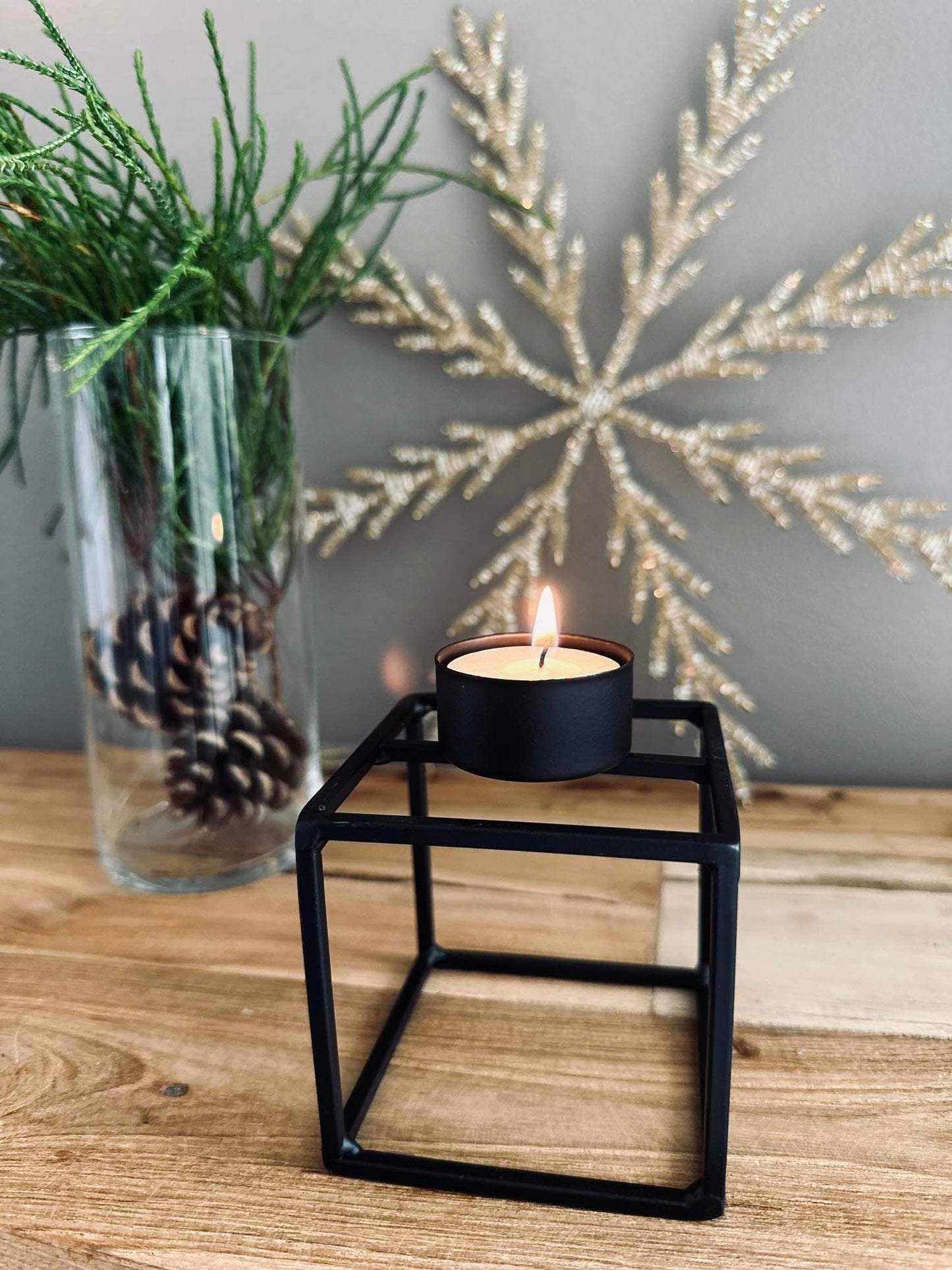 Lysestage fyrfadslys Black Nora - VIAMAJA.DK