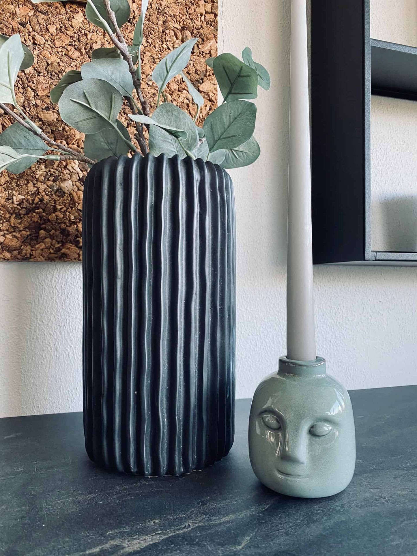 Lysestage i stentøj FACE - VIAMAJA.DK