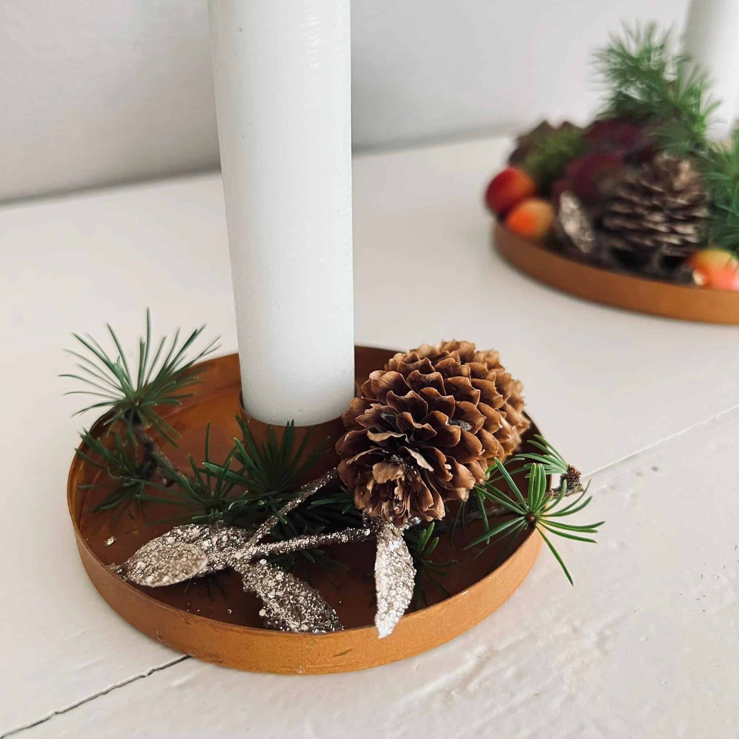 Lysestage Rust – dia 14cm - VIAMAJA.DK