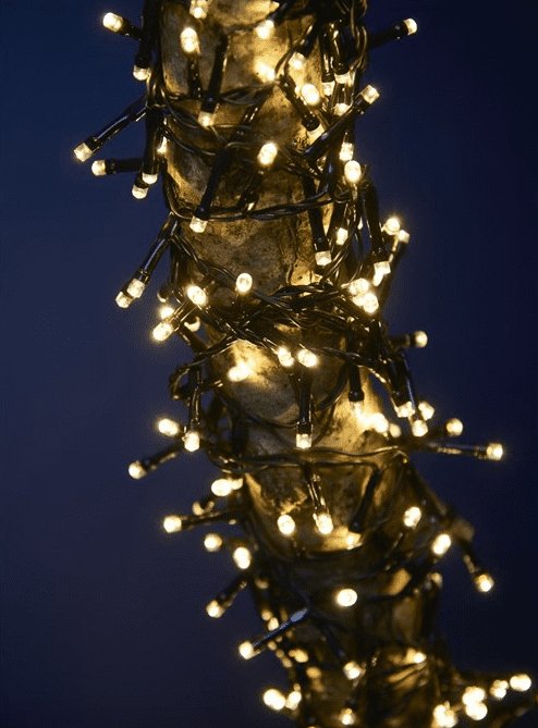 Lyskæde MEGA LED klyngekæde - 768 Lys - VIAMAJA.DK