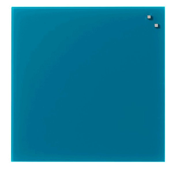 Magnetisk Glastavle Aqua grøn– 45×45 - VIAMAJA.DK