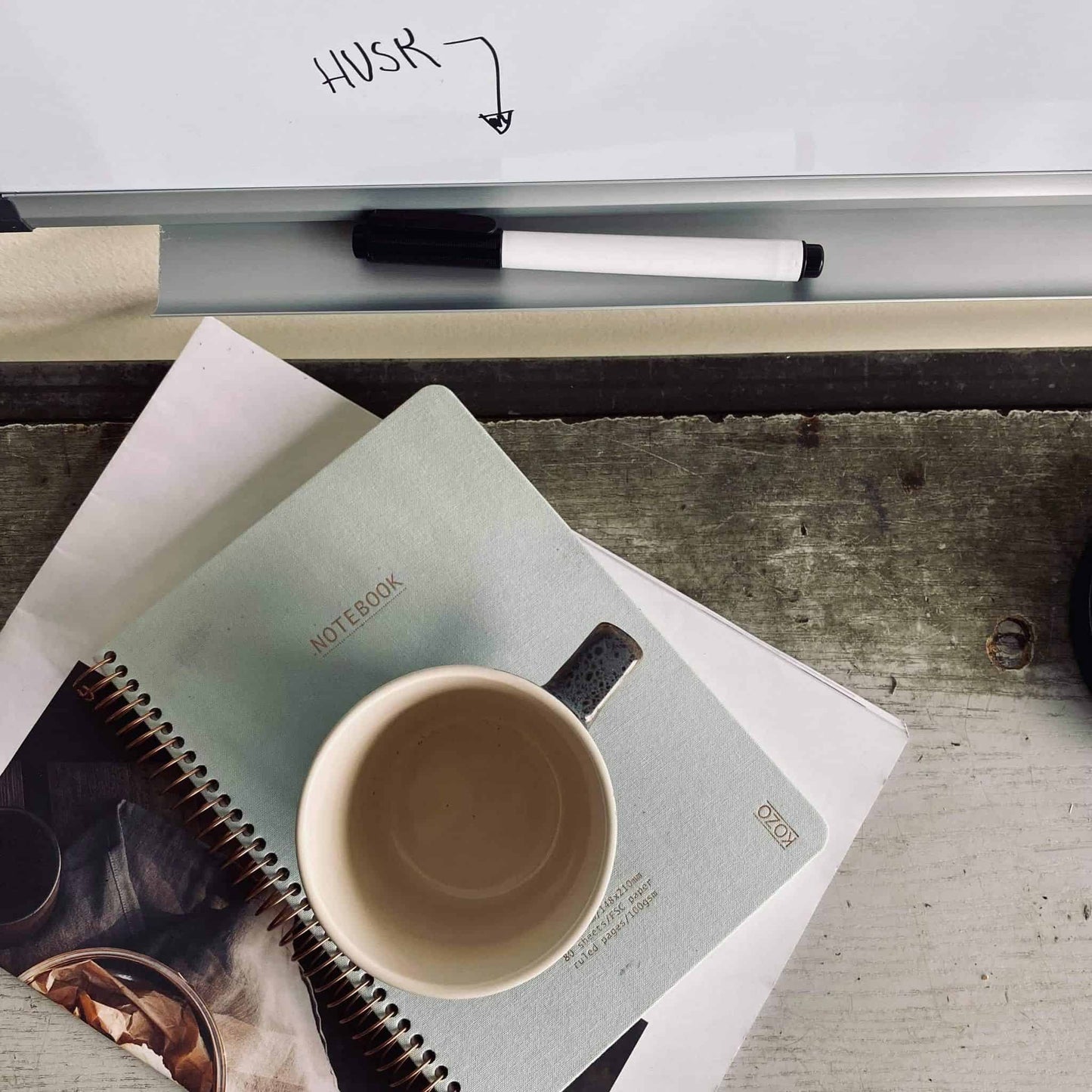 Magnetisk whiteboard tavle 45×60 cm - VIAMAJA.DK