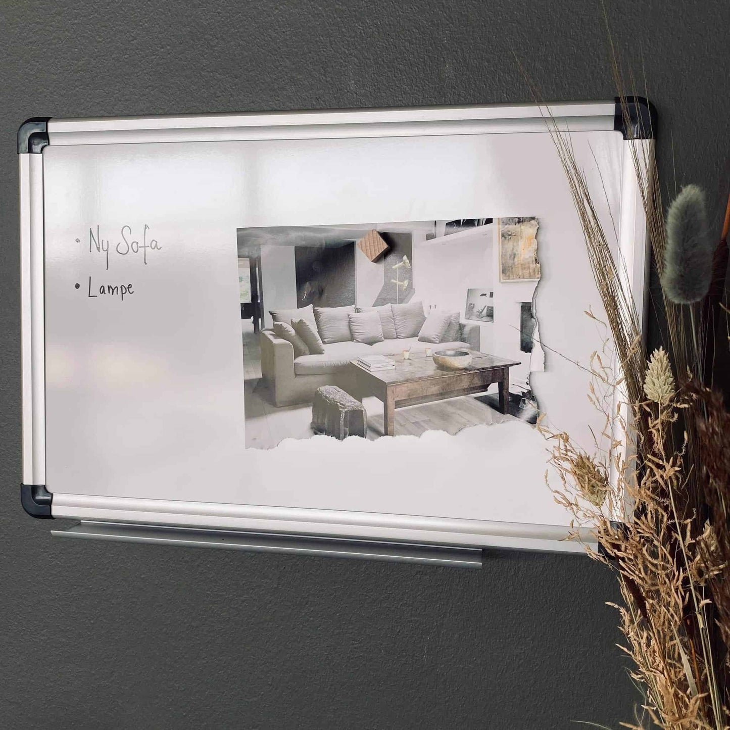 Magnetisk whiteboard tavle 45x30 cm - VIAMAJA.DK