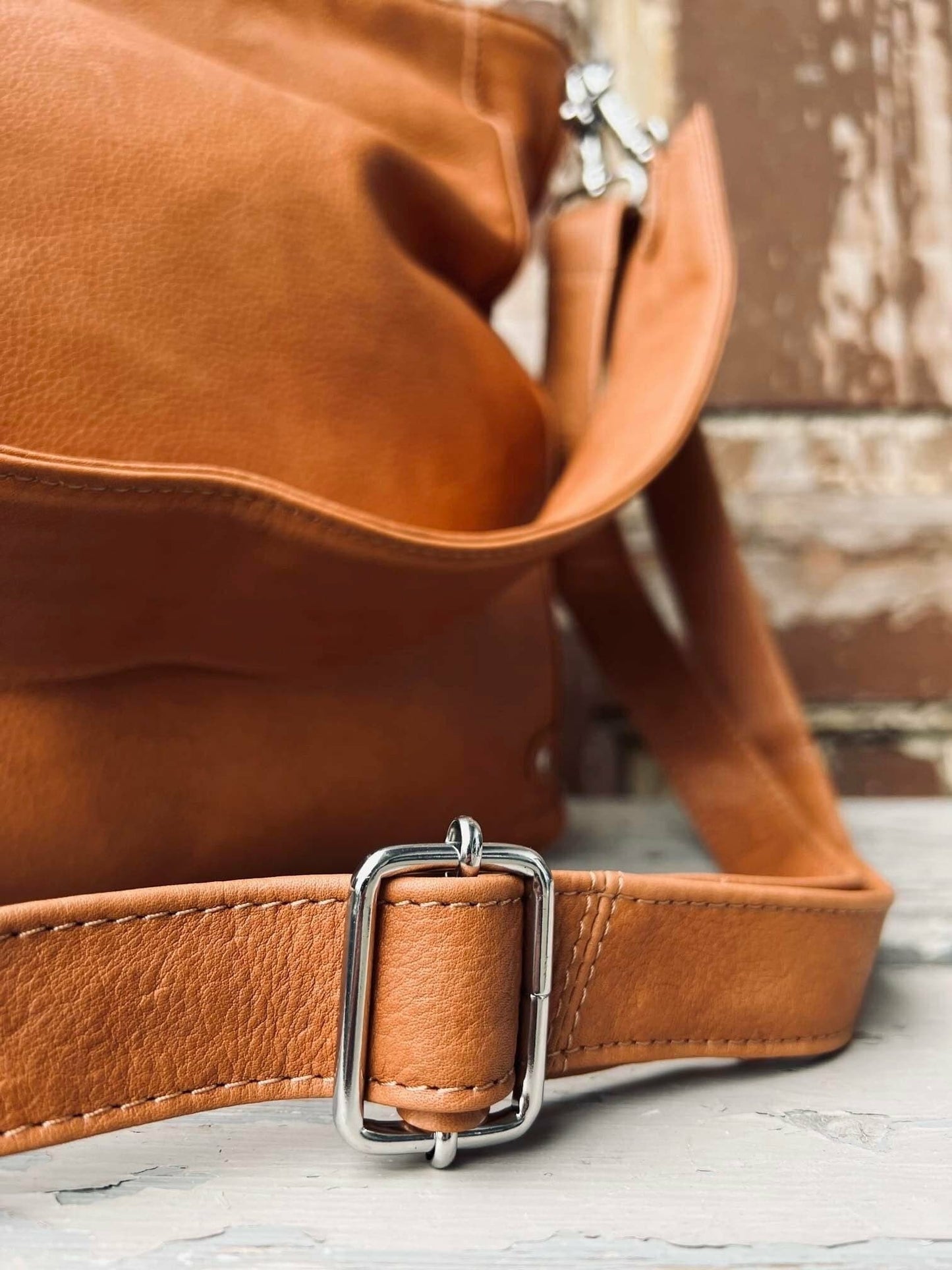Medium taske - BICA Cognac - VIAMAJA.DK