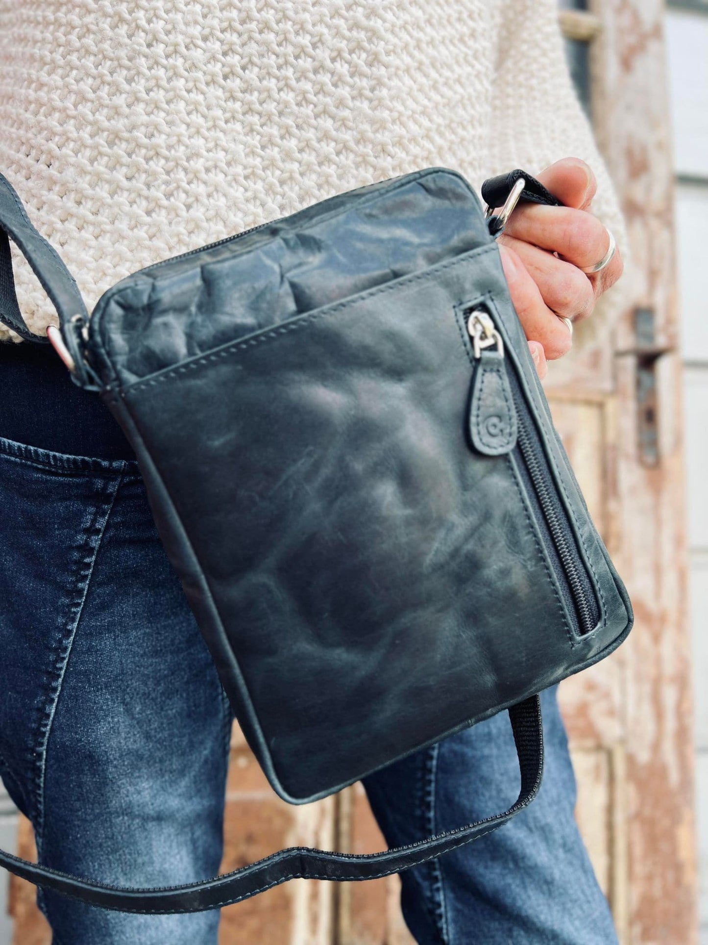Mobiltaske Daily – Vintage blue - VIAMAJA.DK