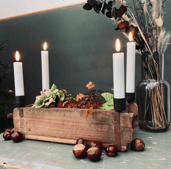 Murstensform til 4 kronelys - VIAMAJA.DK