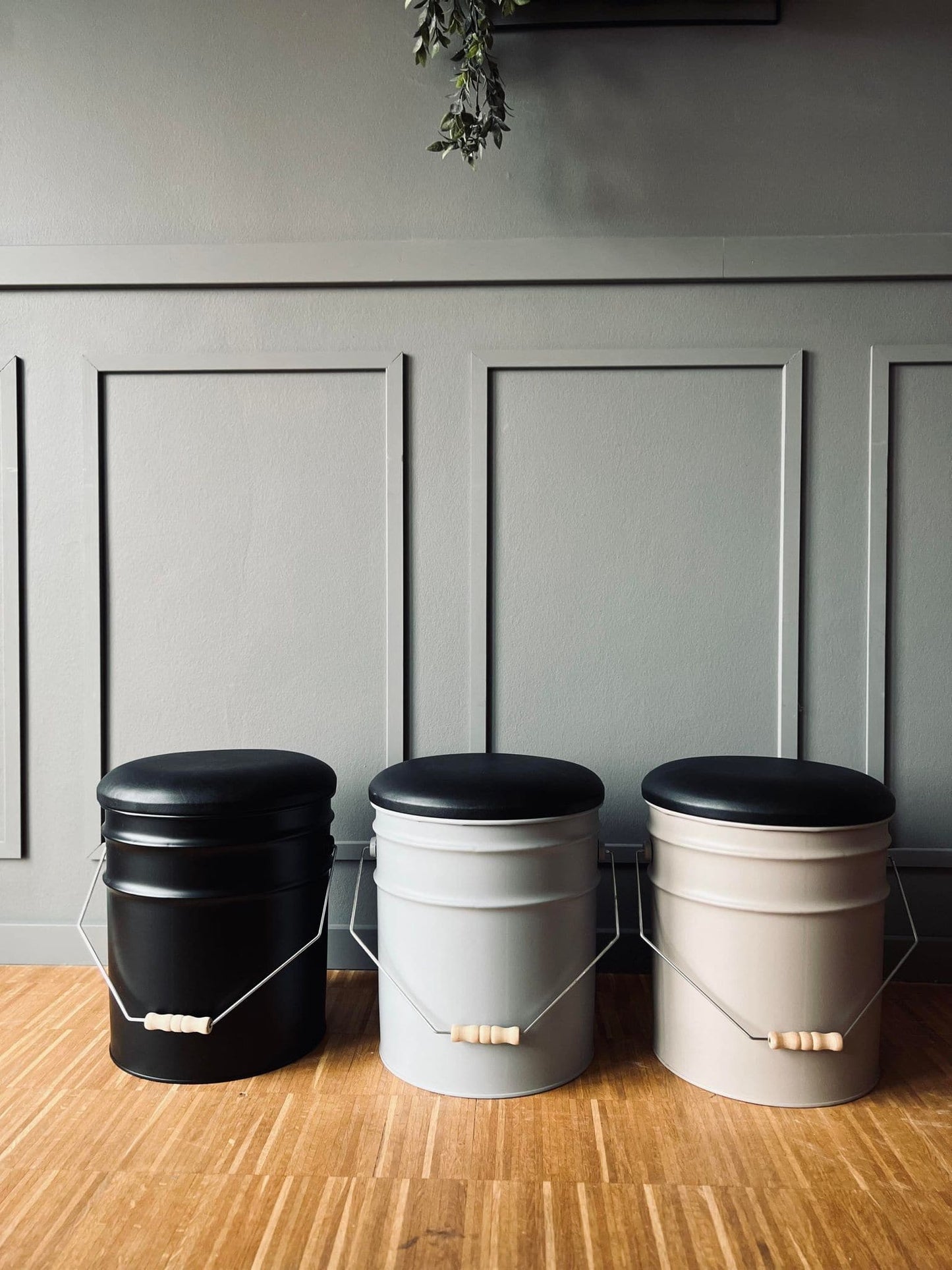 Opbevaring med pude - Sort - VIAMAJA.DK