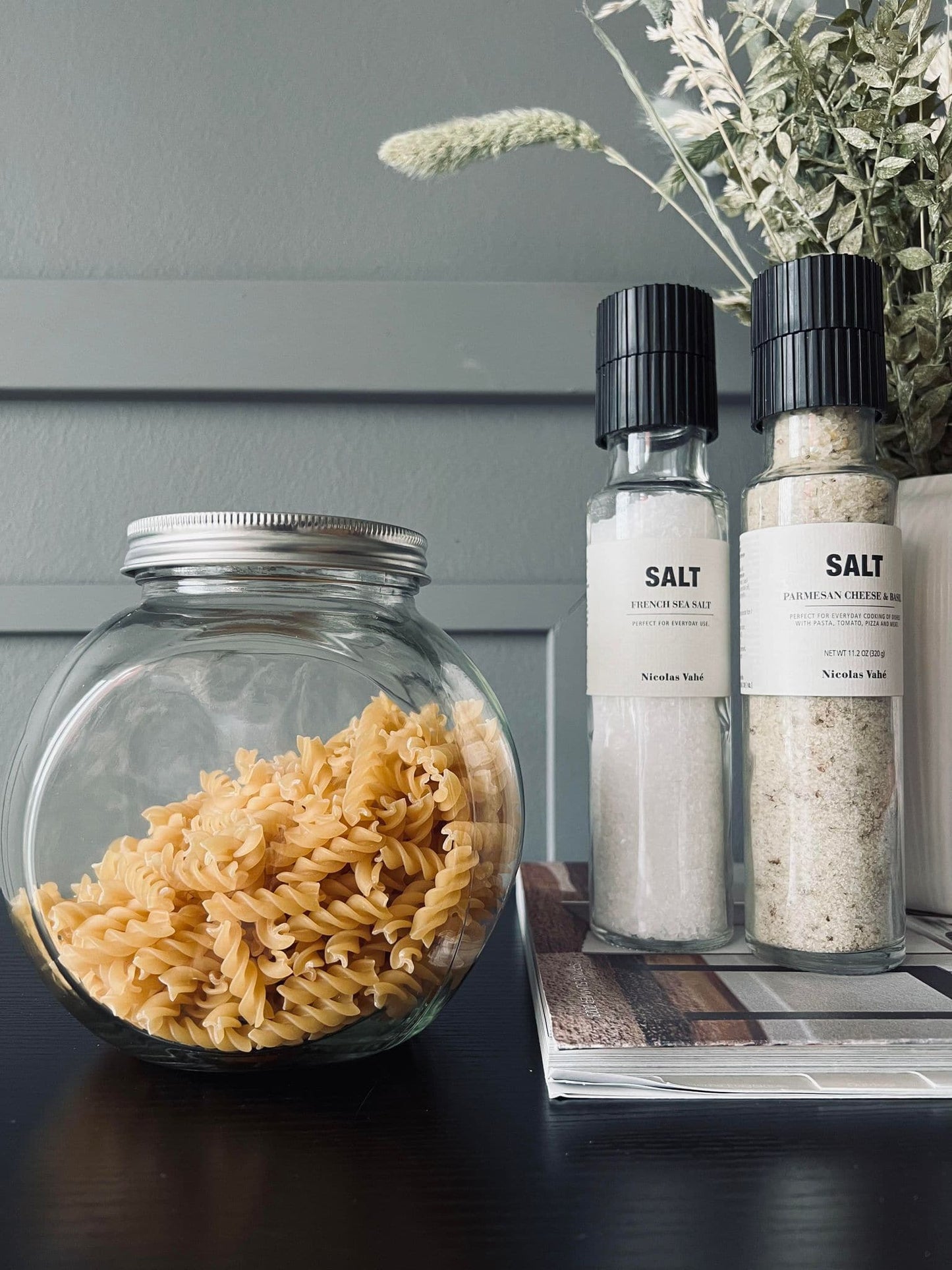 Opbevaringsglas med sølv låg - Godkendt til fødevare - VIAMAJA.DK