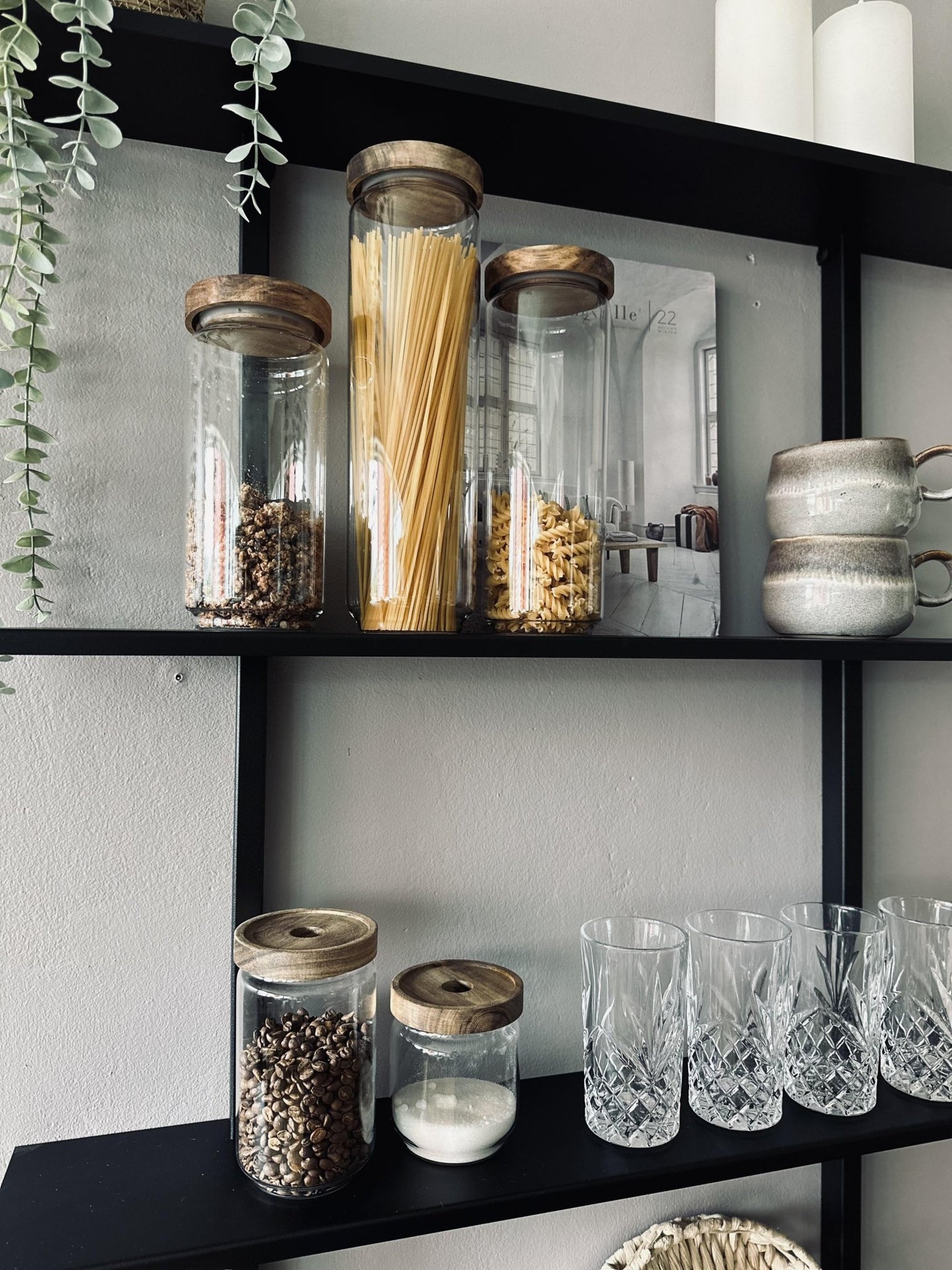 Opbevaringsglas til fødevarer - 1000 ml - VIAMAJA.DK