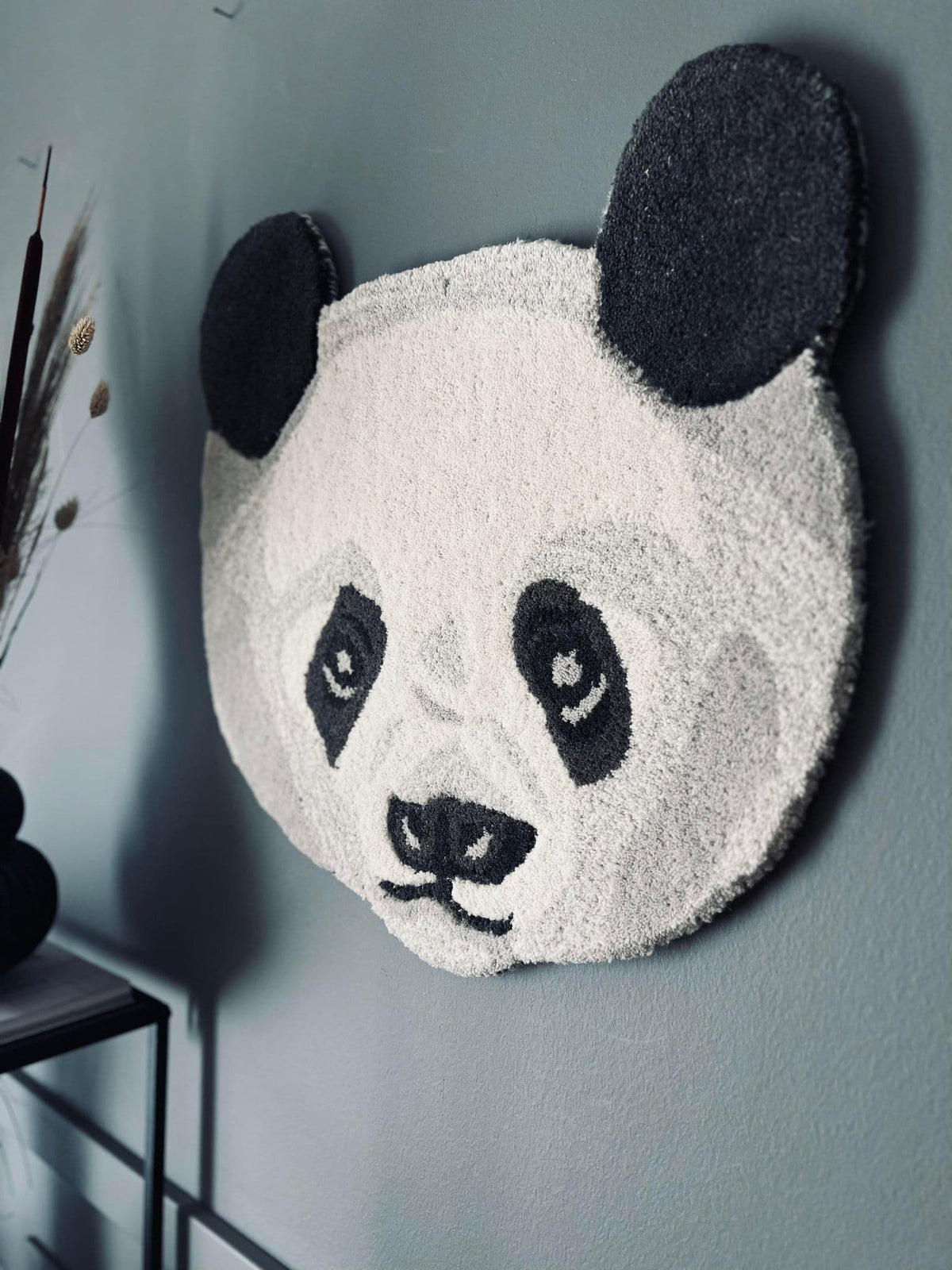 PANDA HOVED I ULD - 50X50 - VIAMAJA.DK
